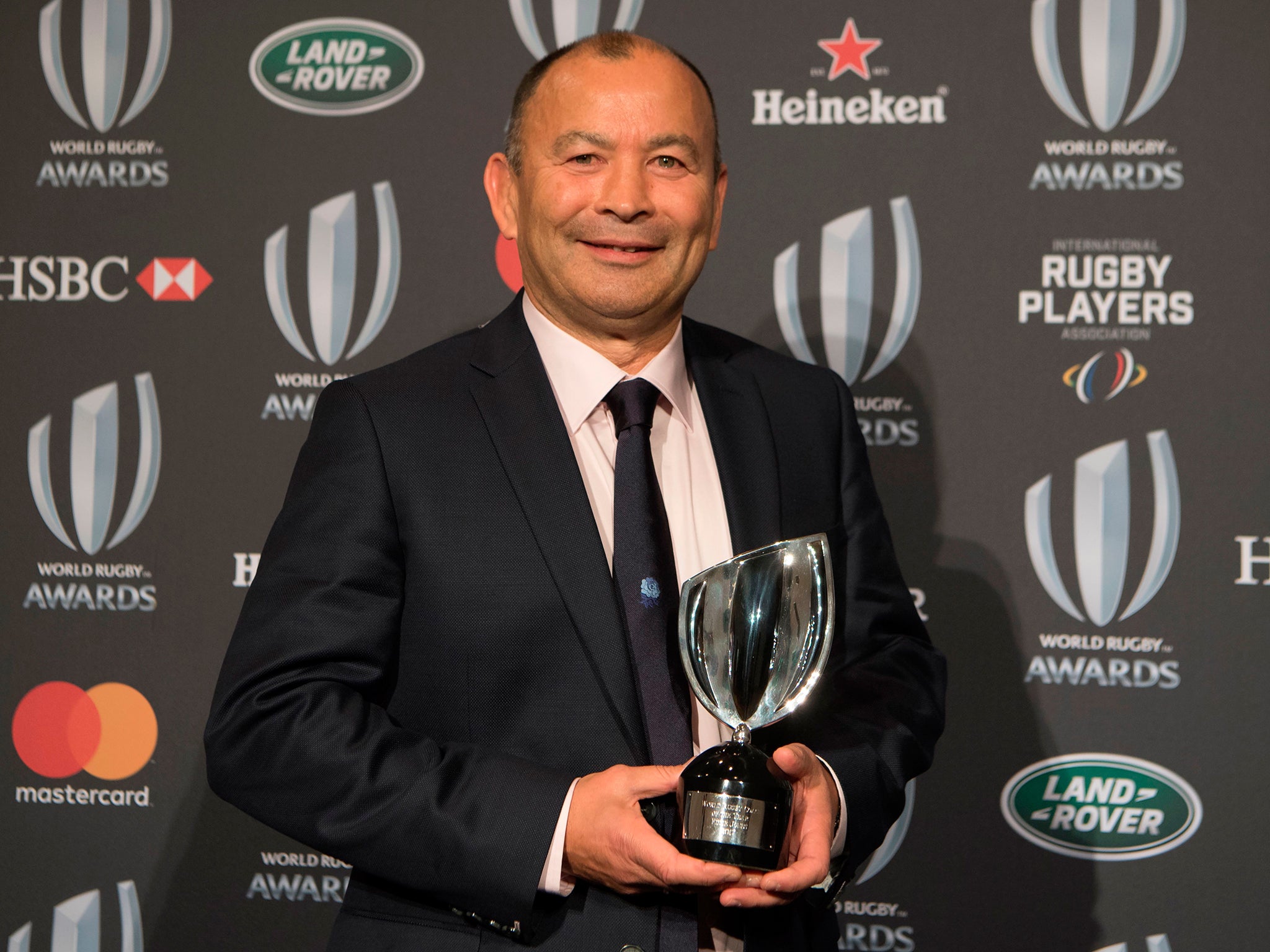 Eddie Jones claimed the Coach of the Year gong