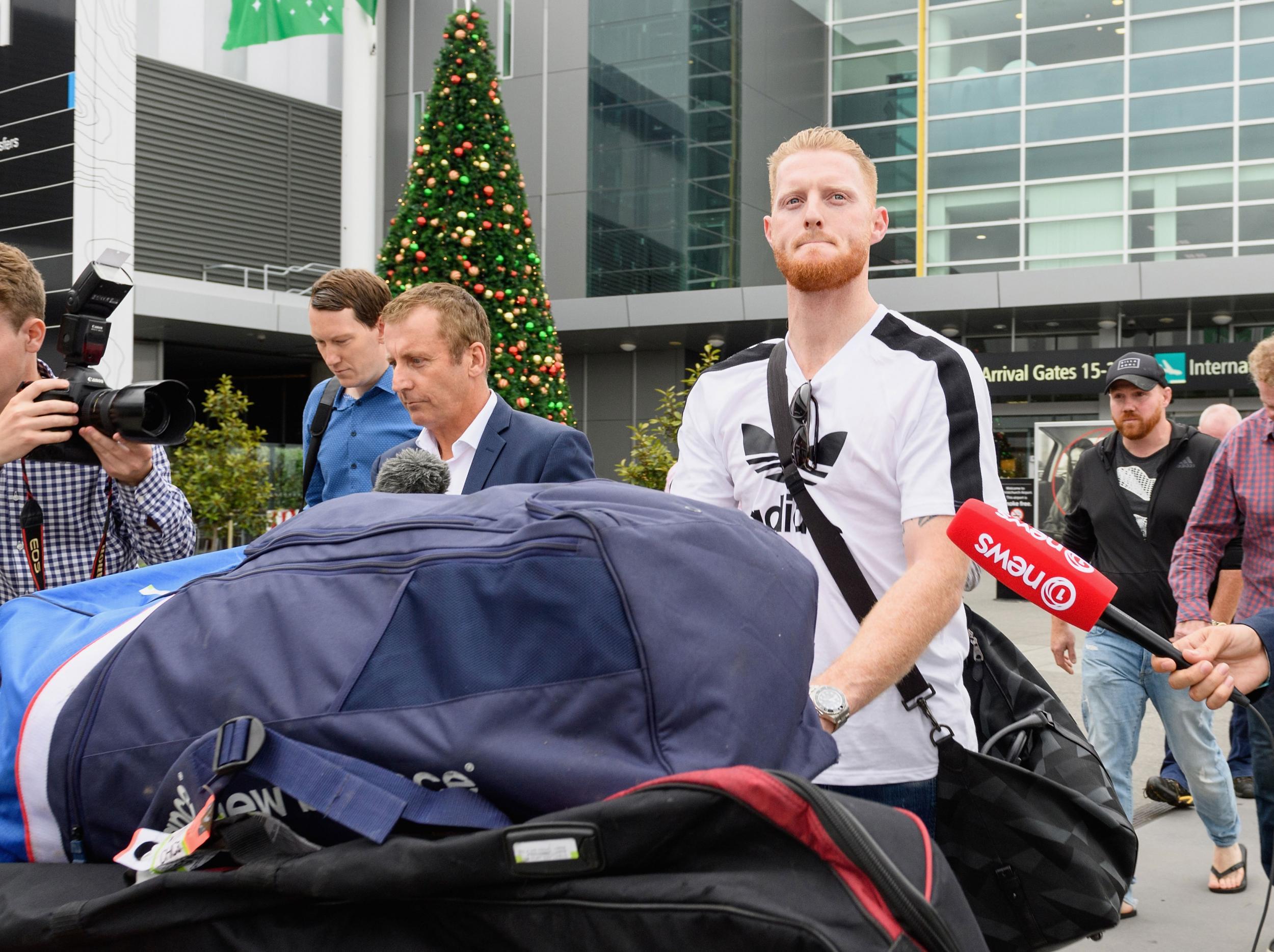 Stokes arrived in New Zealand on Wednesday morning