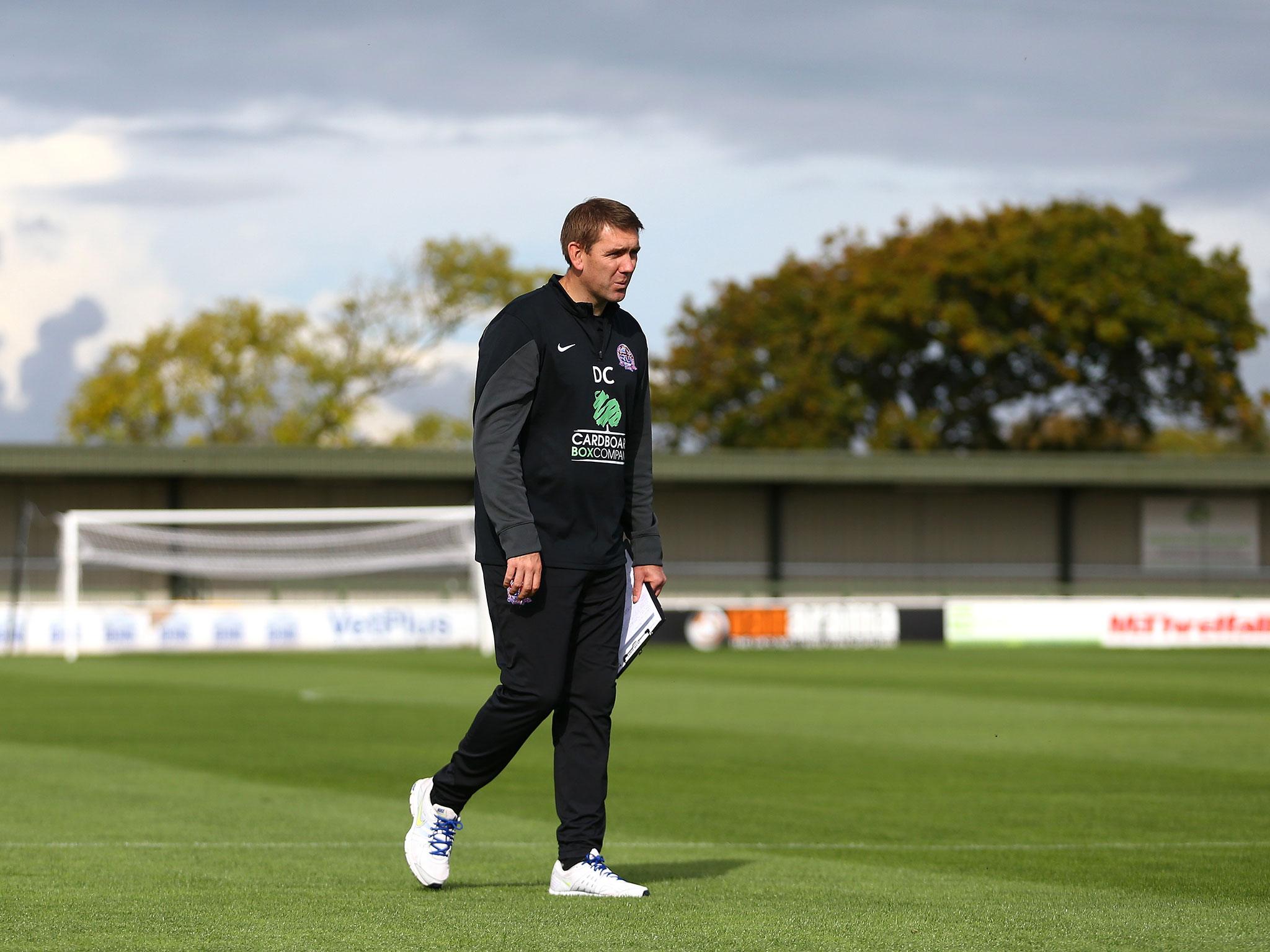 Dave Challinor was appointed as manager in 2011