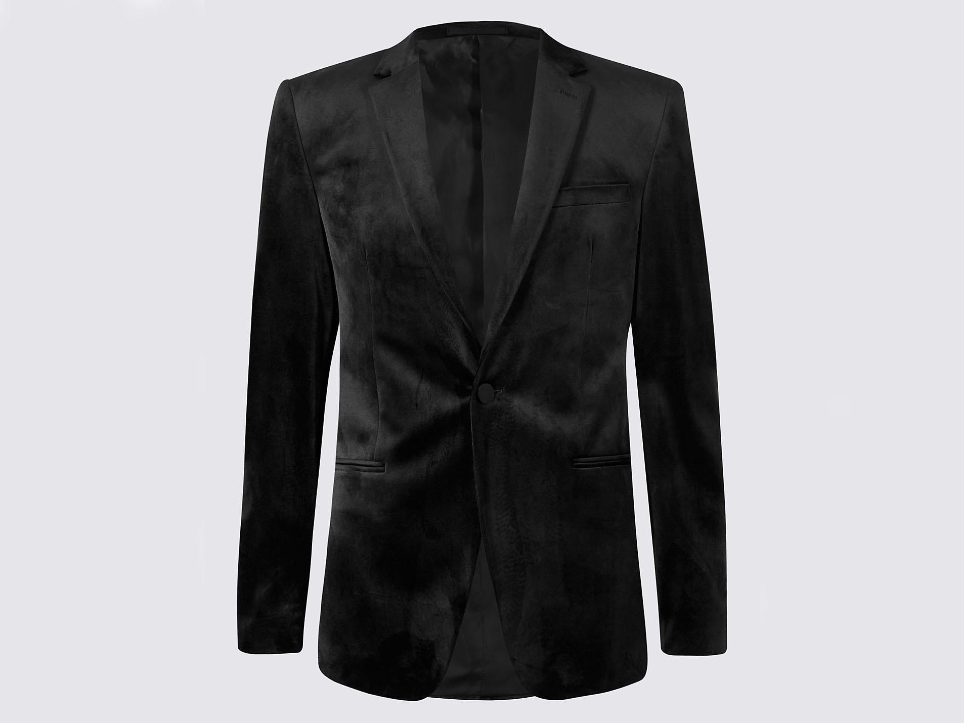 Black Velvet Jacket, £99, Marks &amp; Spencer