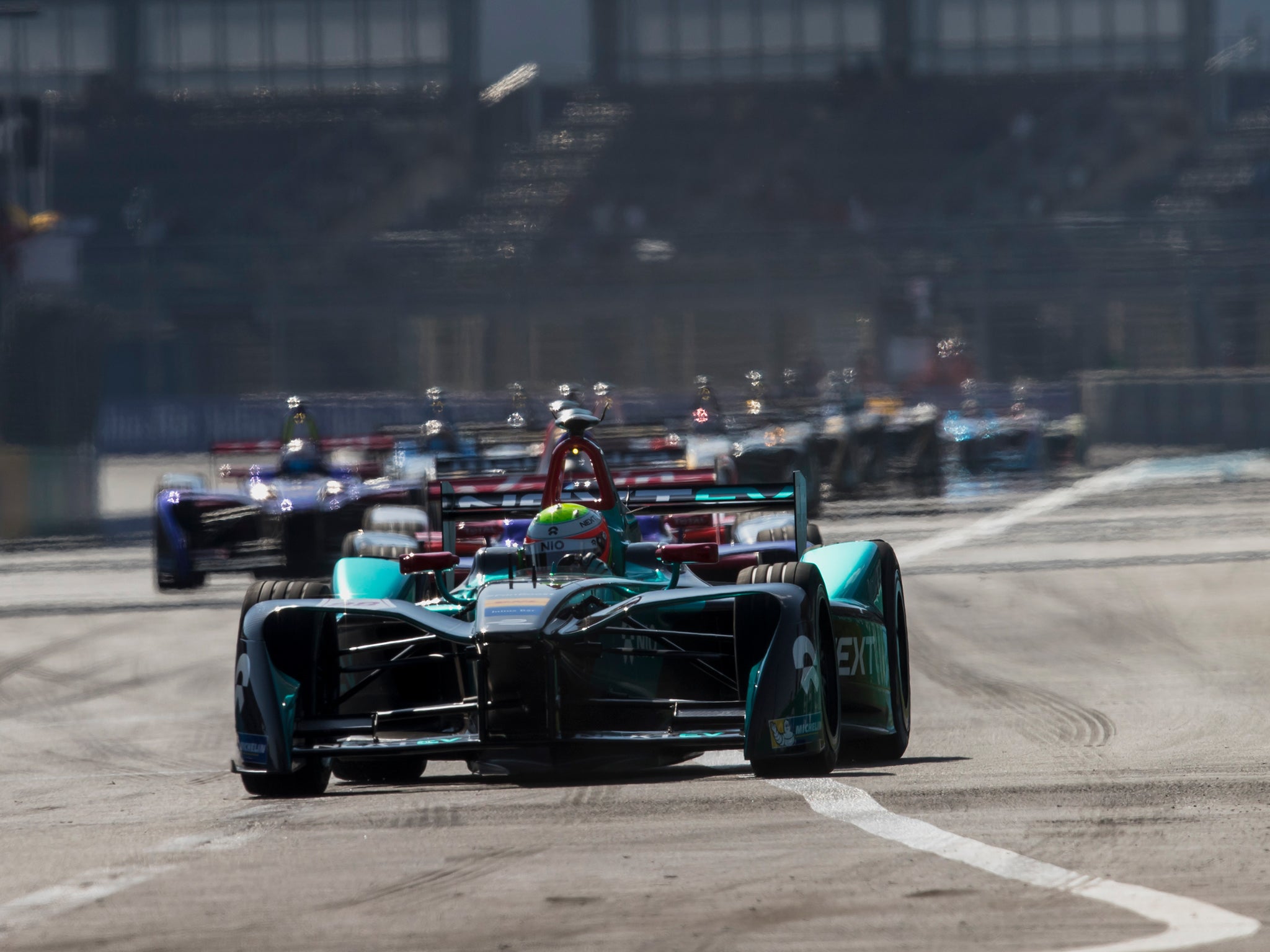 Turvey competes for the NIO Formula E team