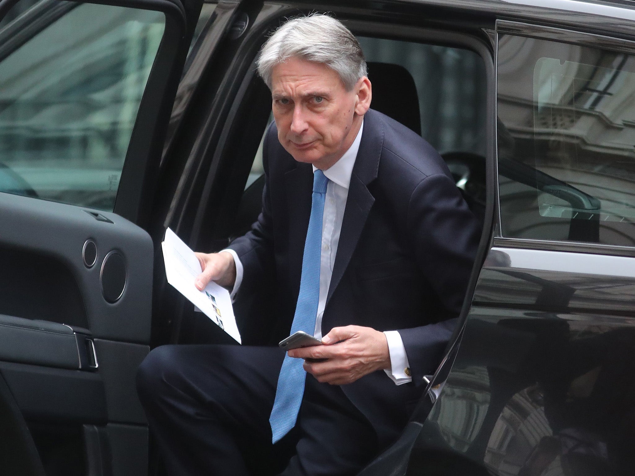 Philip Hammond has warned that diverting money to Brexit preparations could squeeze the NHS