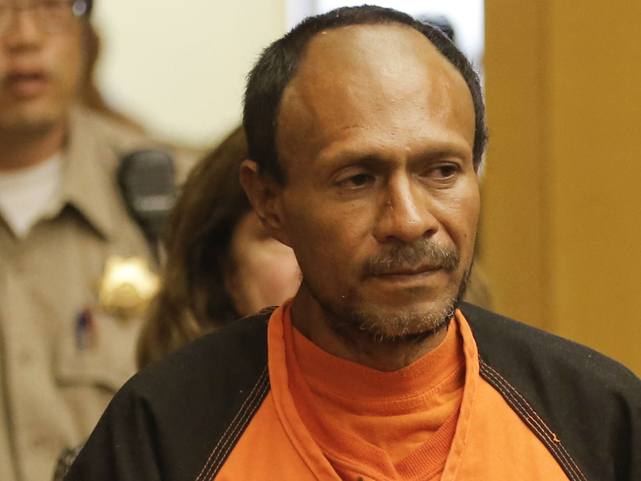 A jury largely cleared Jose Ines Garcia Zarate, seen here at his arraignment in San Francisco on July 7, 2015