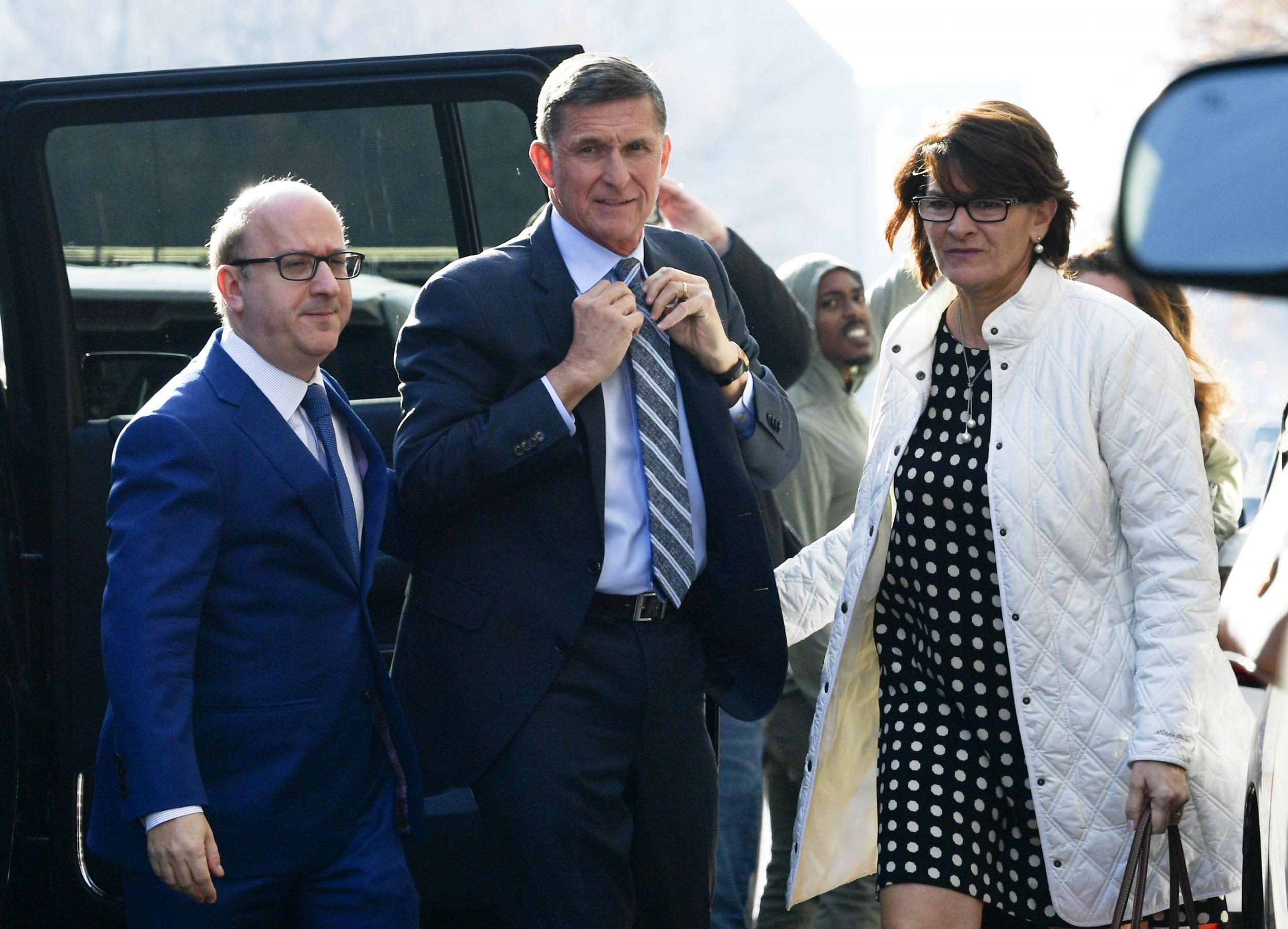 Mr Flynn pleaded guilty to one charge of lying to investigators when he appeared in court