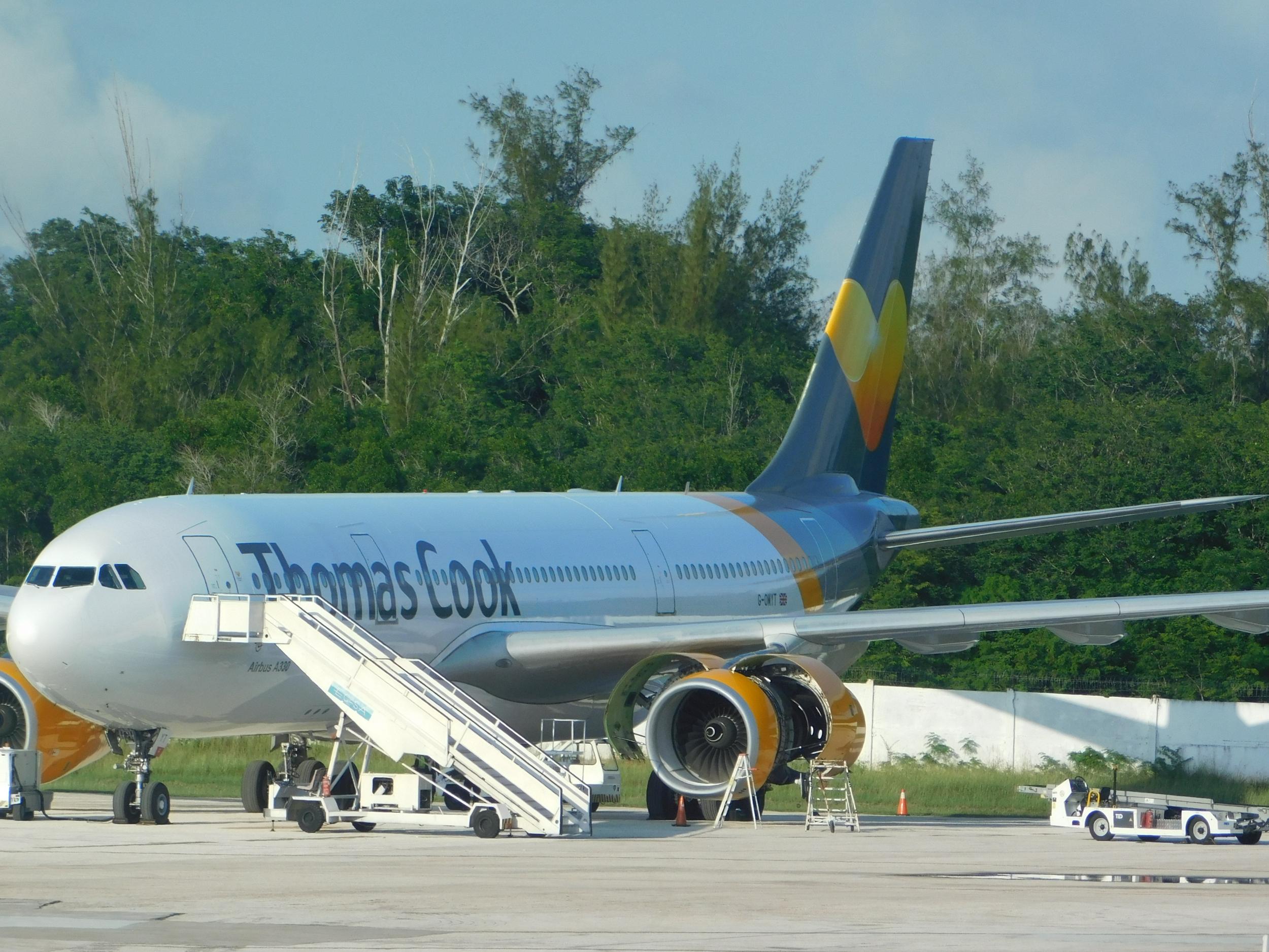 The Thomas Cook plane developed a fault as it departed Cuba