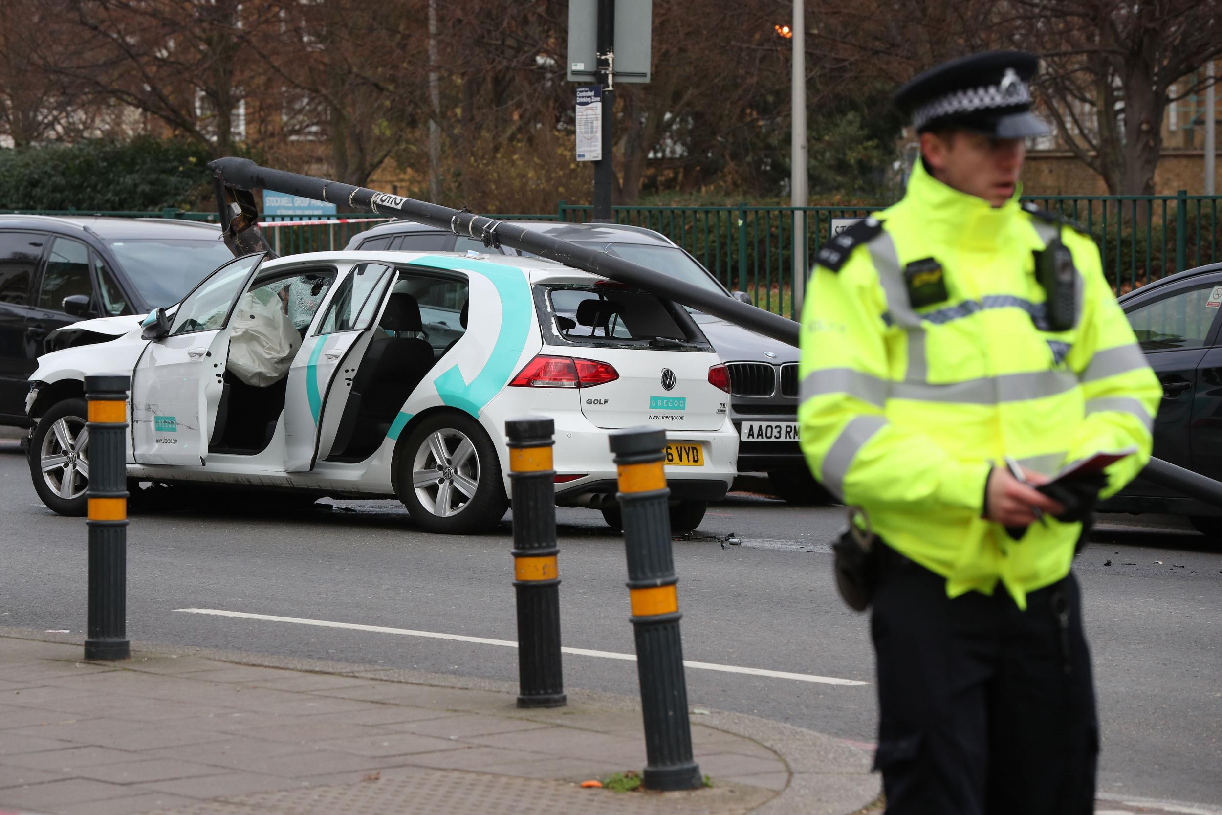 The crash happened in the early hours of Saturday morning