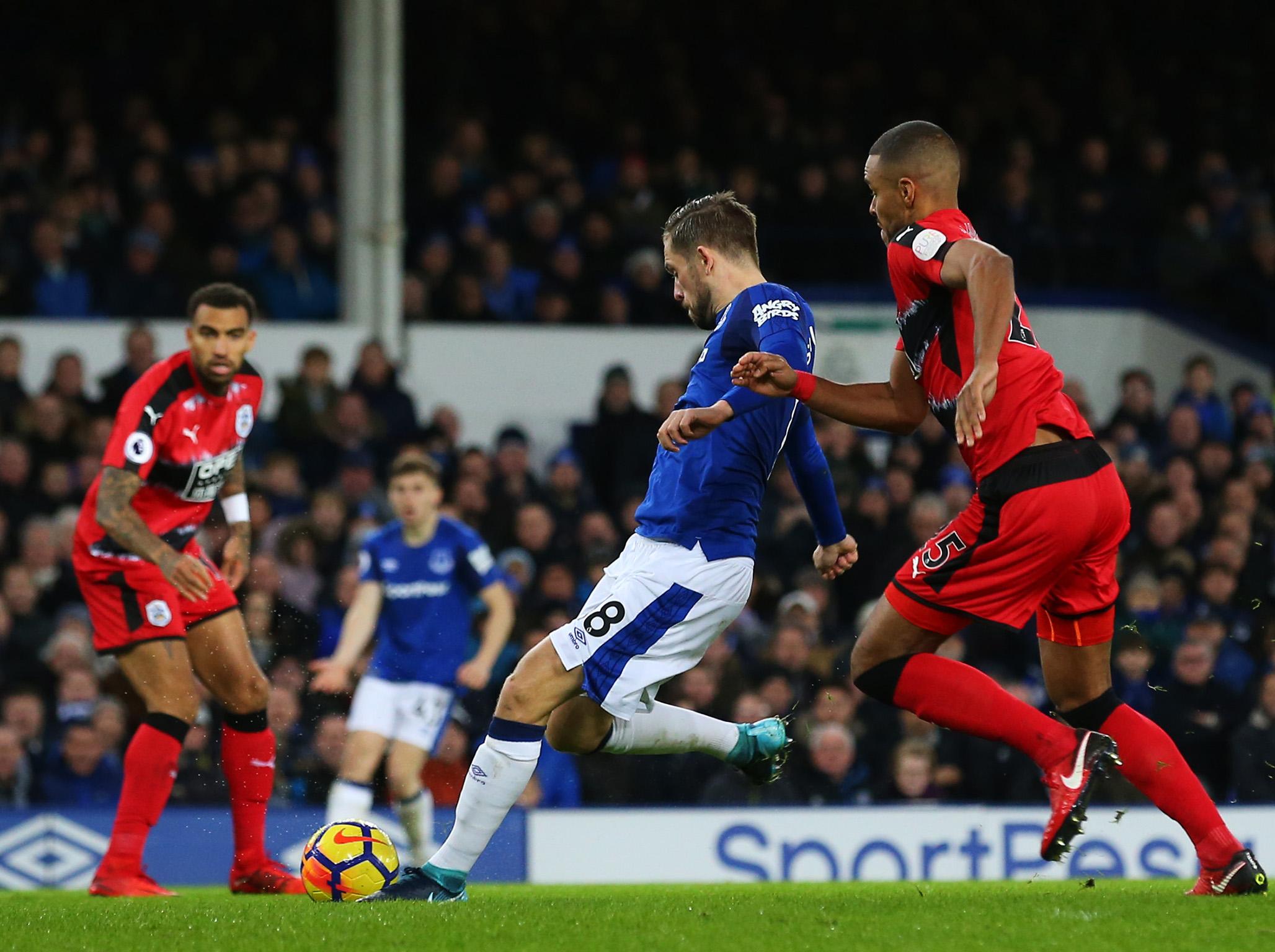 Gylfi Sigurdsson fires Everton in front at Goodison