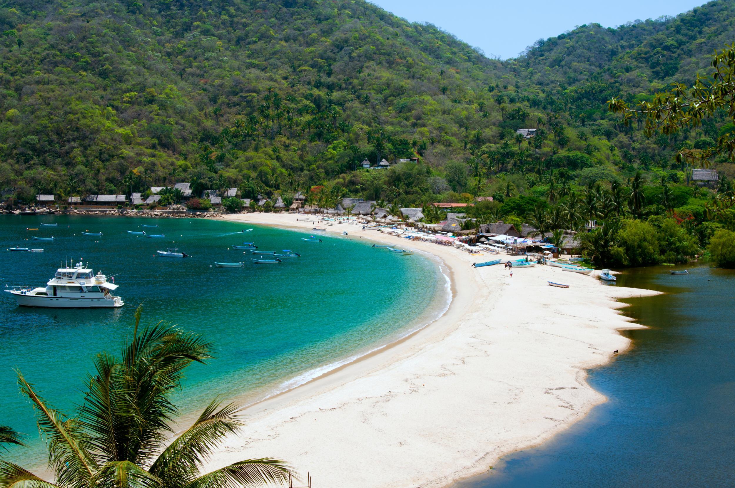 The Hidden Beach was created by a huge blast by the Mexican government during target practice Shutterstock/Nadia Borisevich