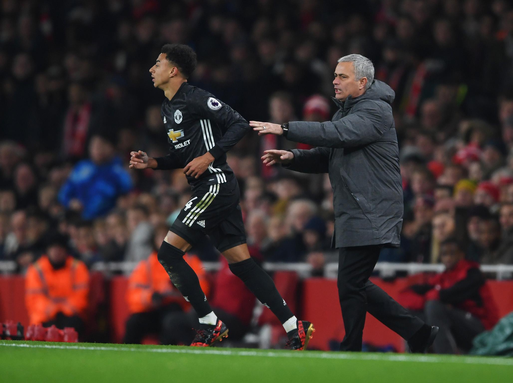 &#13;
Mourinho was impressed with Lingard's performance in north London &#13;