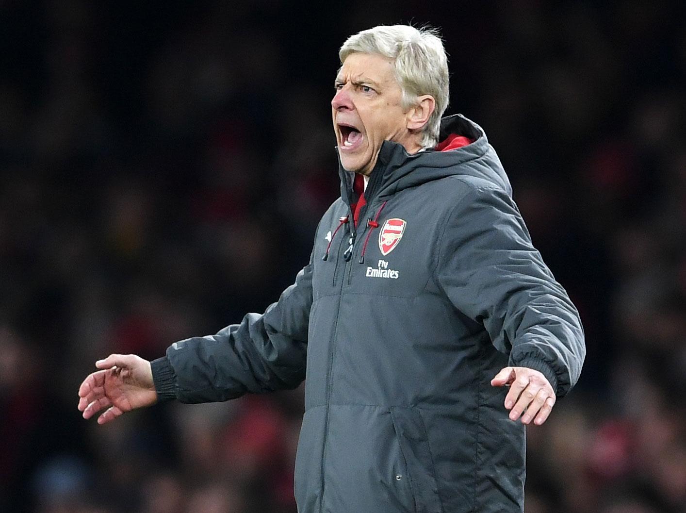 Arsene Wenger was left angry after Arsenal failed to even get a point against Manchester United