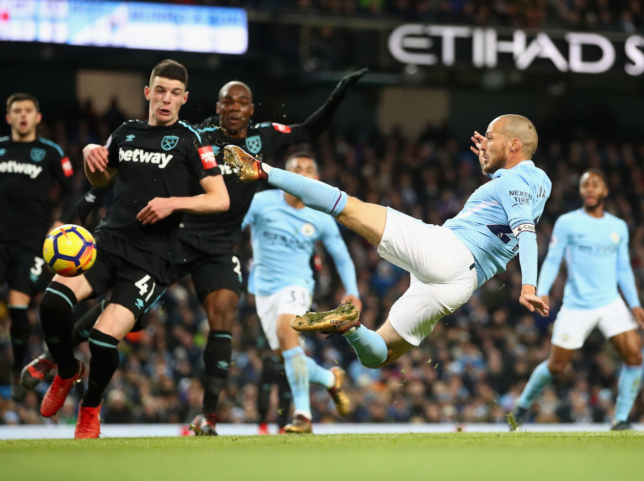 Silva's volley finally broke the Hammers' resistance