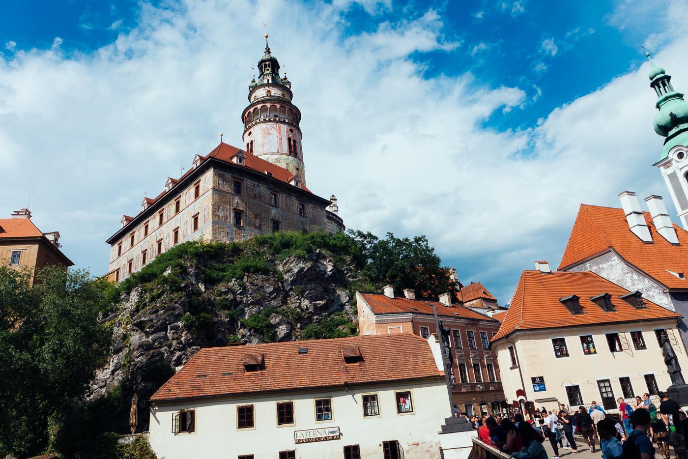 Cesky Krumlov is a typically pretty town