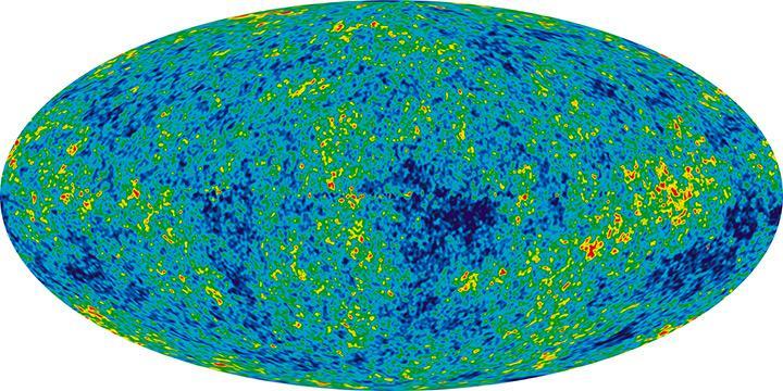 Nine years of data were combined to make this detailed picture of the infant universe