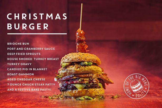 Solita Bar &amp; Grill Christmas Burger