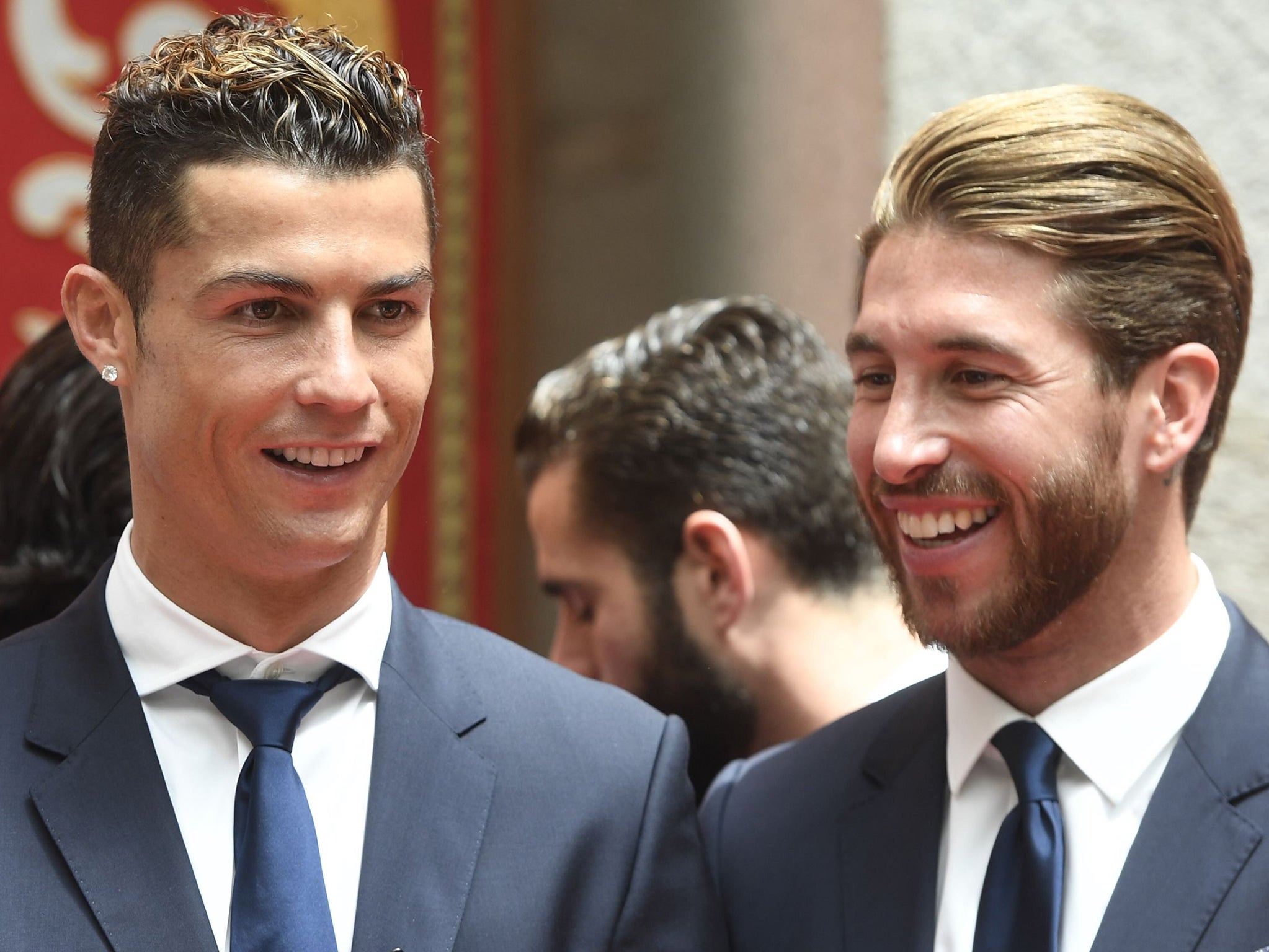 Ramos has denied rumours of a rift with Ronaldo