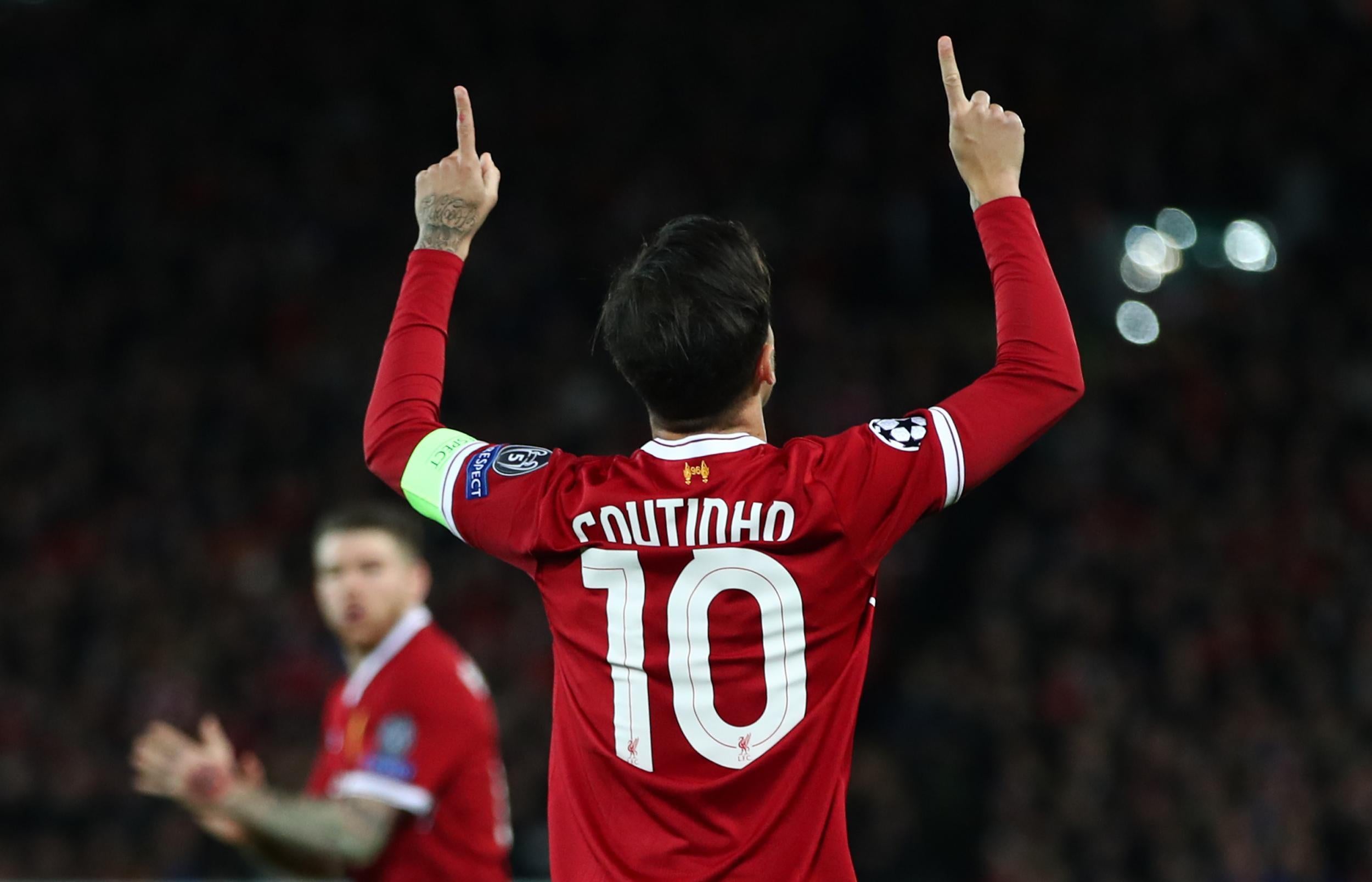 &#13;
Coutinho was the star as Liverpool secured their place in the last 16 &#13;