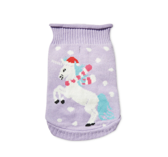 &#13;
There's the option of a unicorn-themed sweater...&#13;