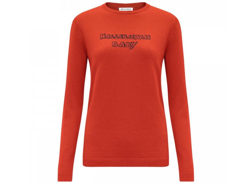 Hallelujah Baby Jumper, £290, Bella Freud