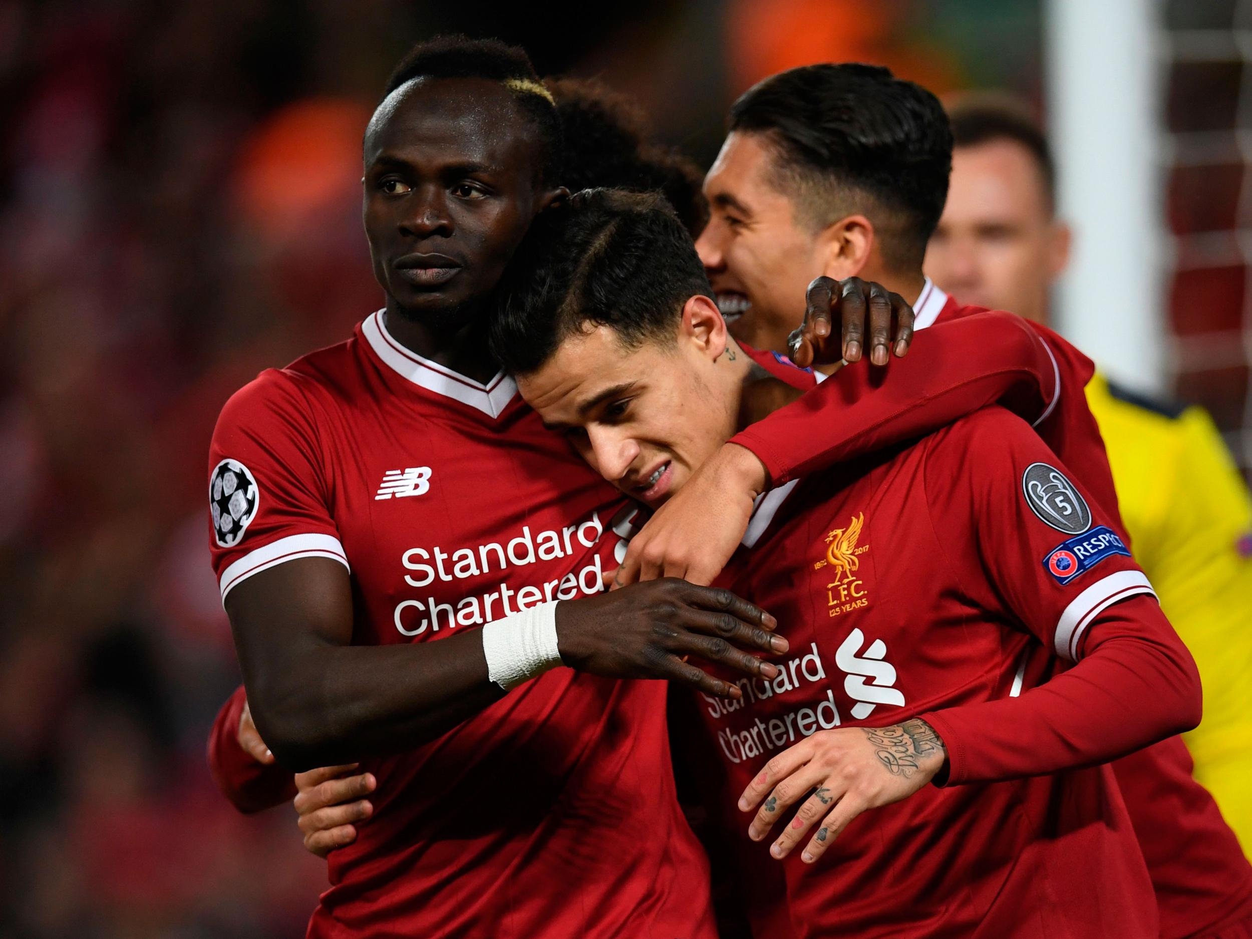 &#13;
Only Paris Saint-Germain scored more goals than Liverpool in the Champions League group stage &#13;