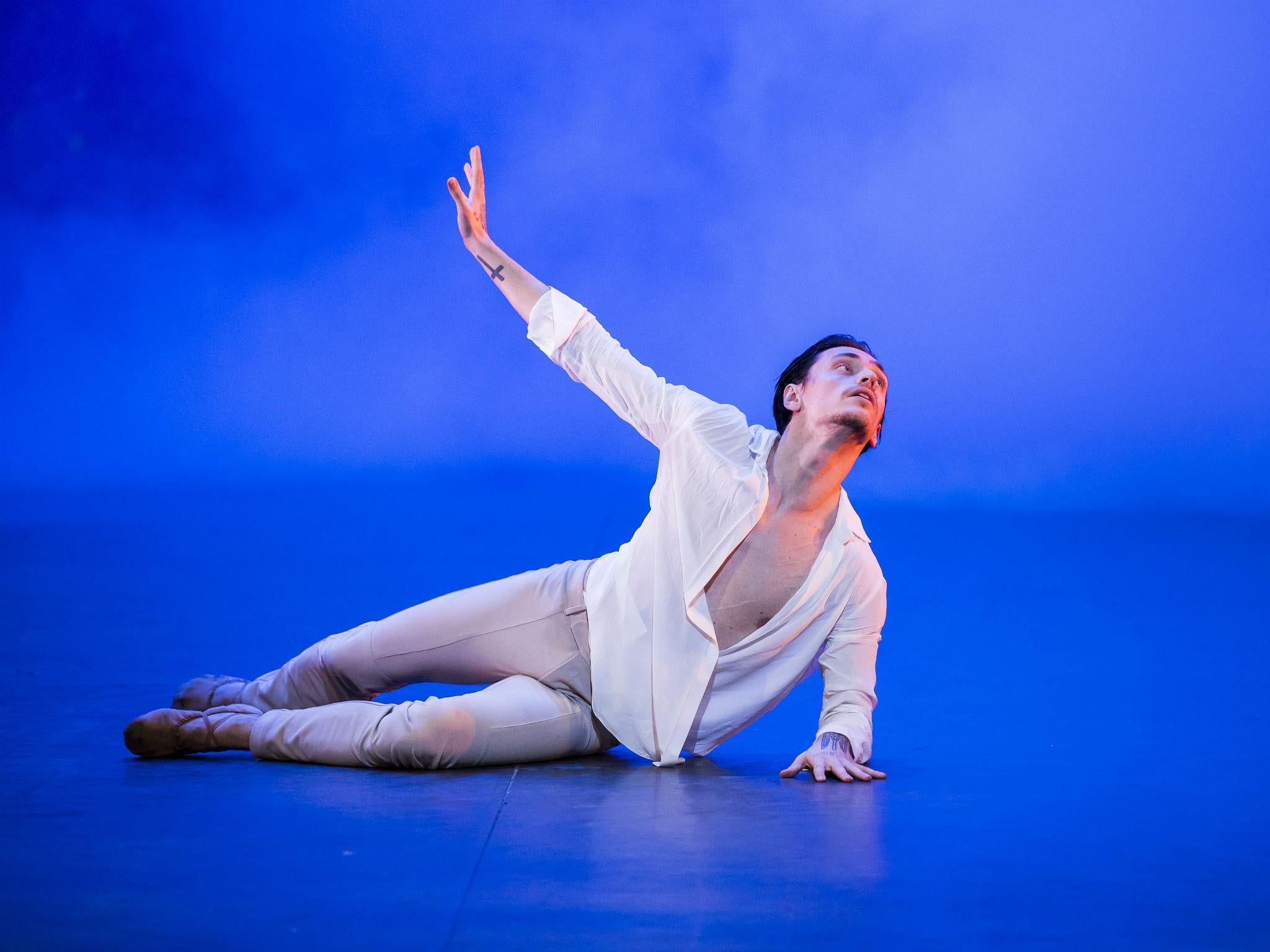 Sergei Polunin performing in ‘Satori’ at London Coliseum