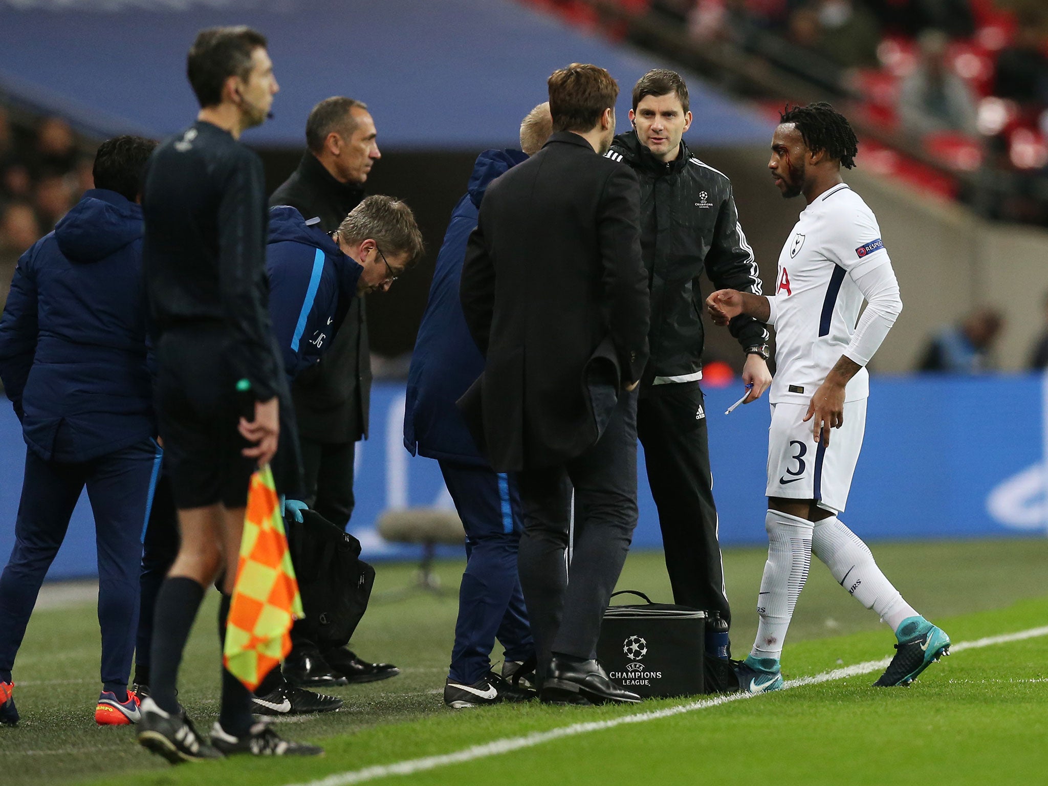 Danny Rose cut a frustrated figure after his substitution on Wednesday night