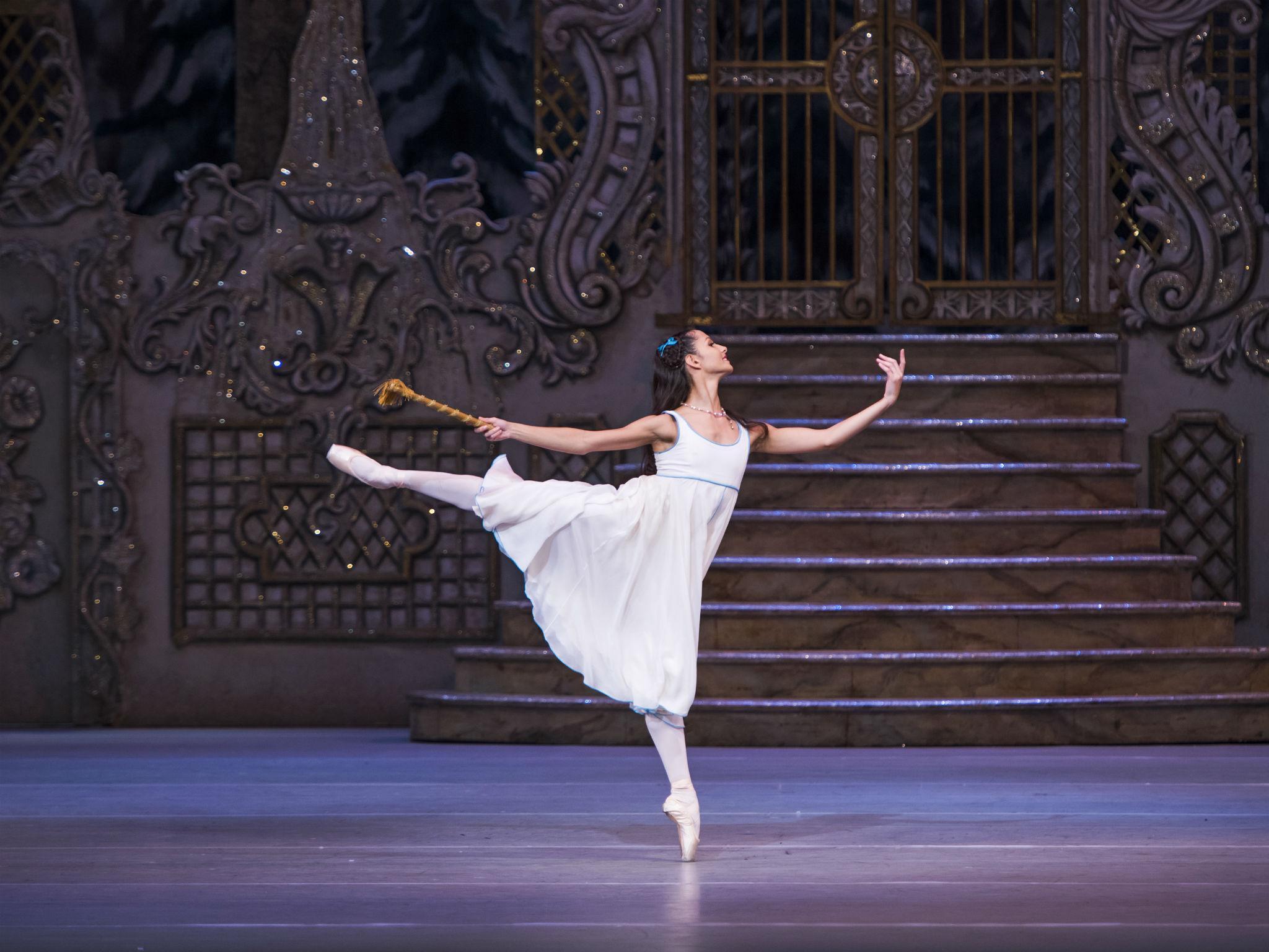 Hayward as Clara in ‘The Nutcracker’ at the Royal Opera House