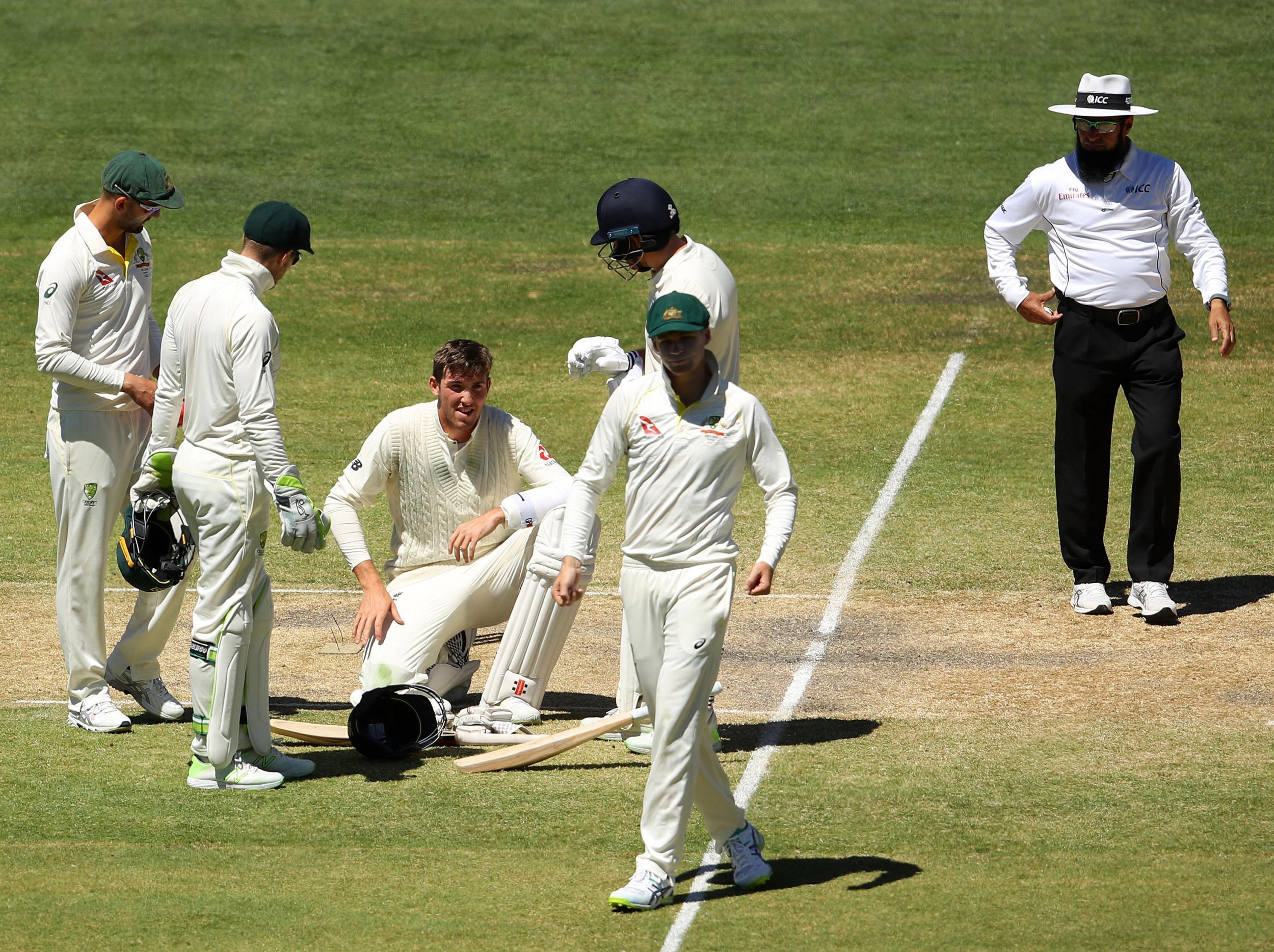 Overton has bruises to show for it but is eager to get back out there in Perth