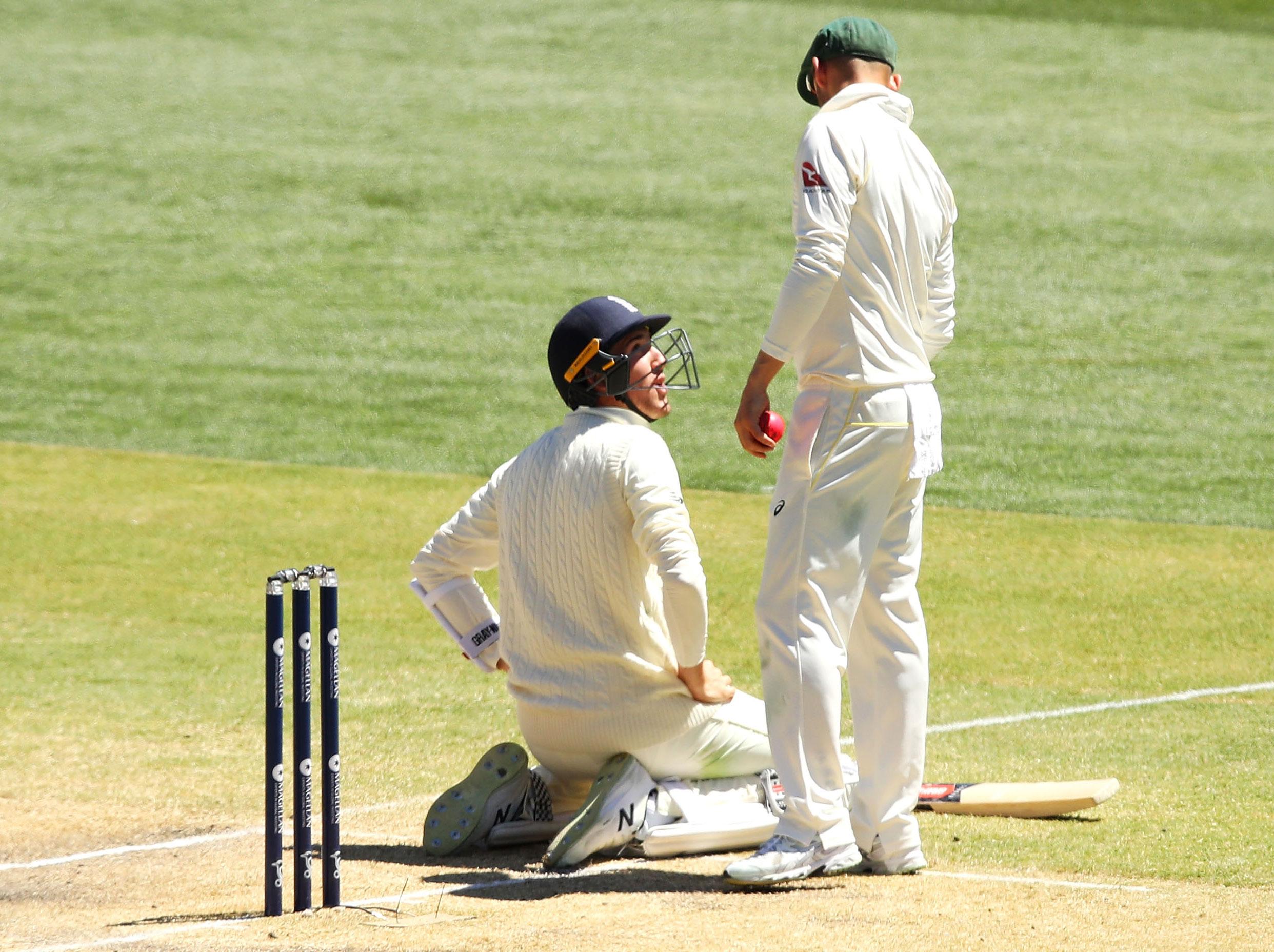 England's tail has been subjected to a hostile barrage