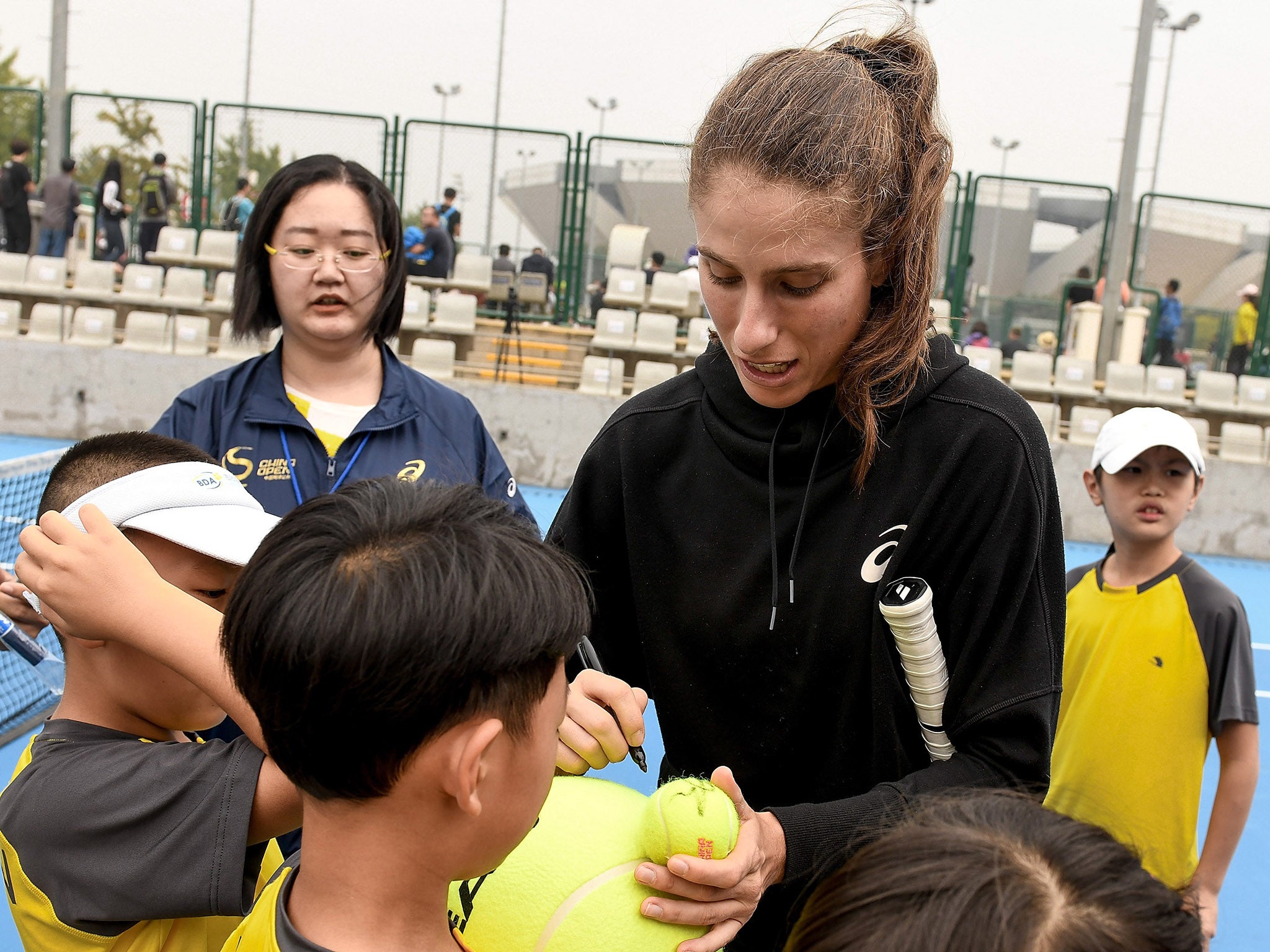 Konta said she's learned how to deal with the pressure of the public spotlight