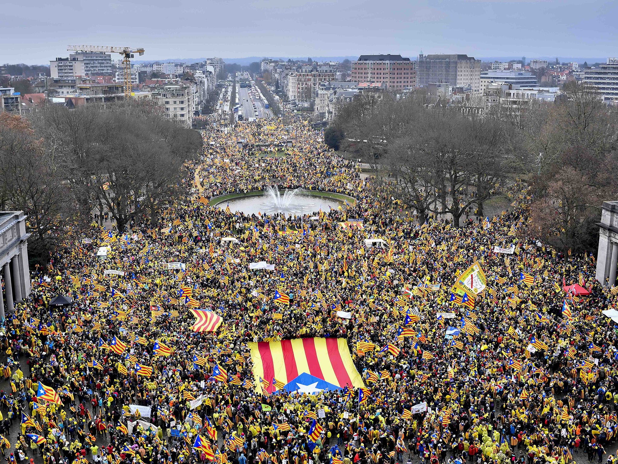 The ‘Europe: Wake up!’ protest march saw double the number of expected attendants