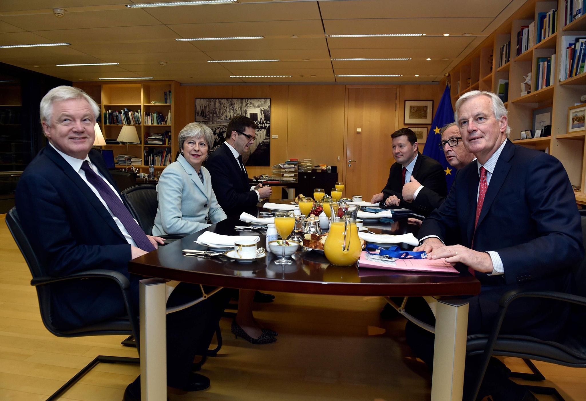 The UK Government and EU leaders having signed-off the first phase of talks counts as a diplomatic triumph, and, yes, a cause for optimism (AFP/Getty)