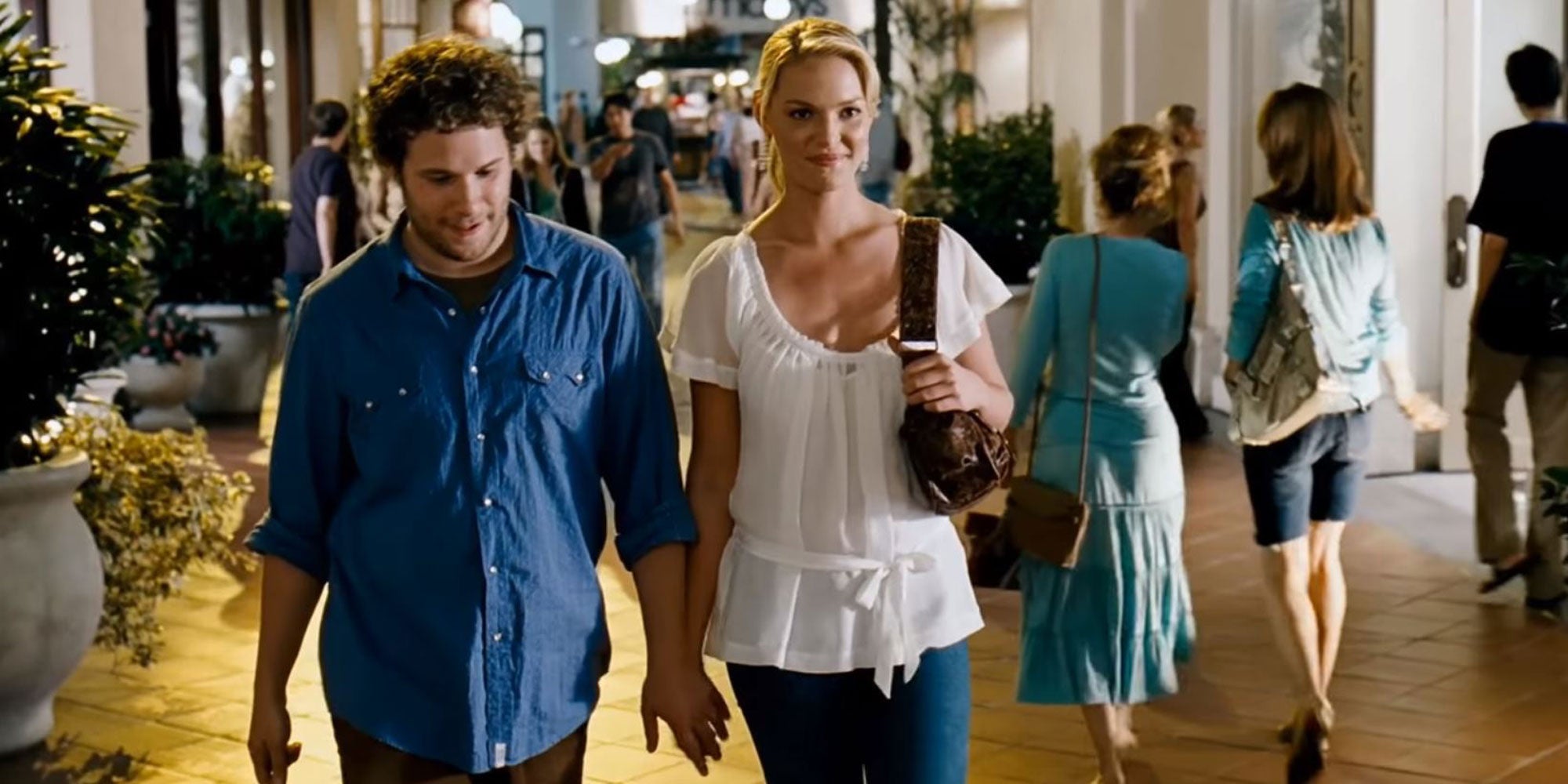 Seth Rogan and Katherine Heigl in the movie ‘Knocked Up’ (Universal Pictures/screengrab )