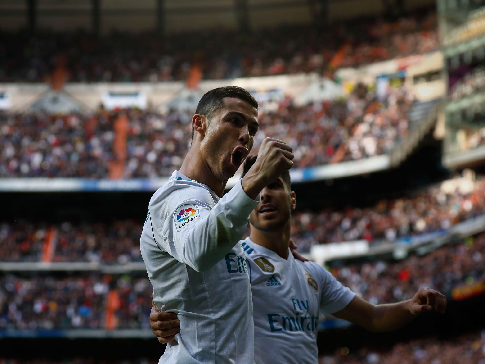 Cristiano Ronaldo will lead the line for Real as ever