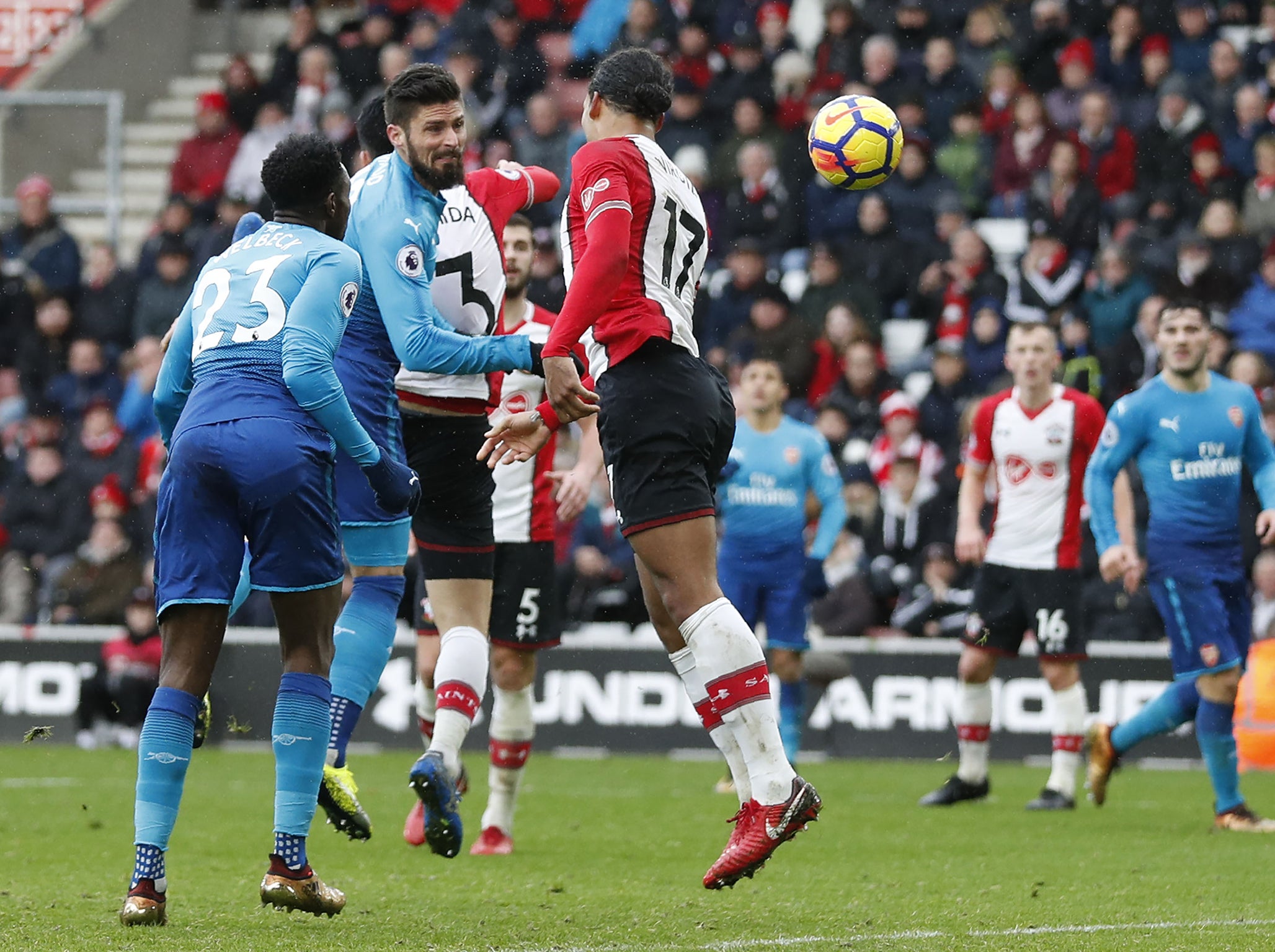 Giroud headed home a late equaliser