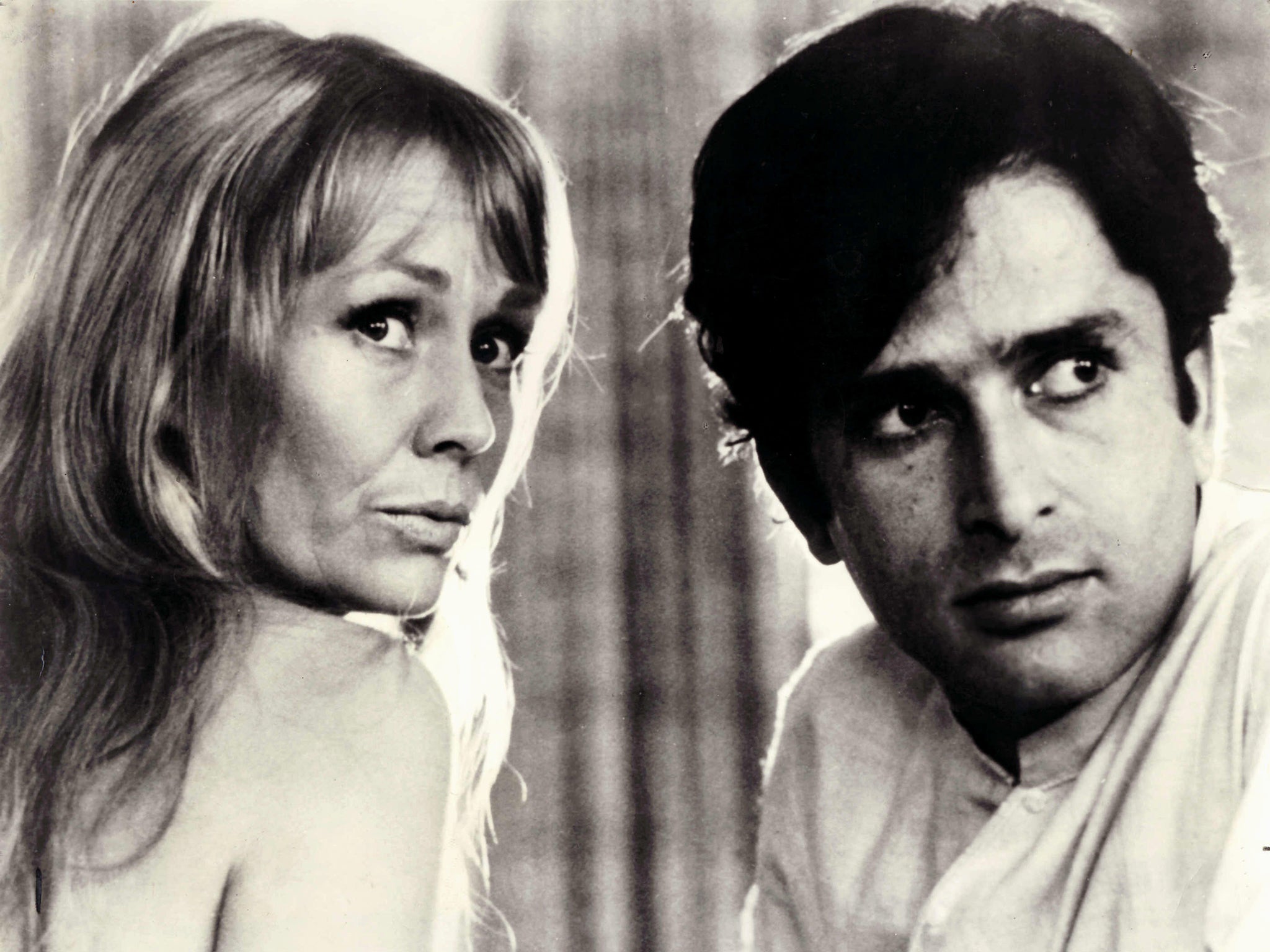Kapoor with his wife Jennifer Kendal in the 1970 film ‘Bombay Talkie’. The couple went on to build the Prithvi Theatre in Mumbai