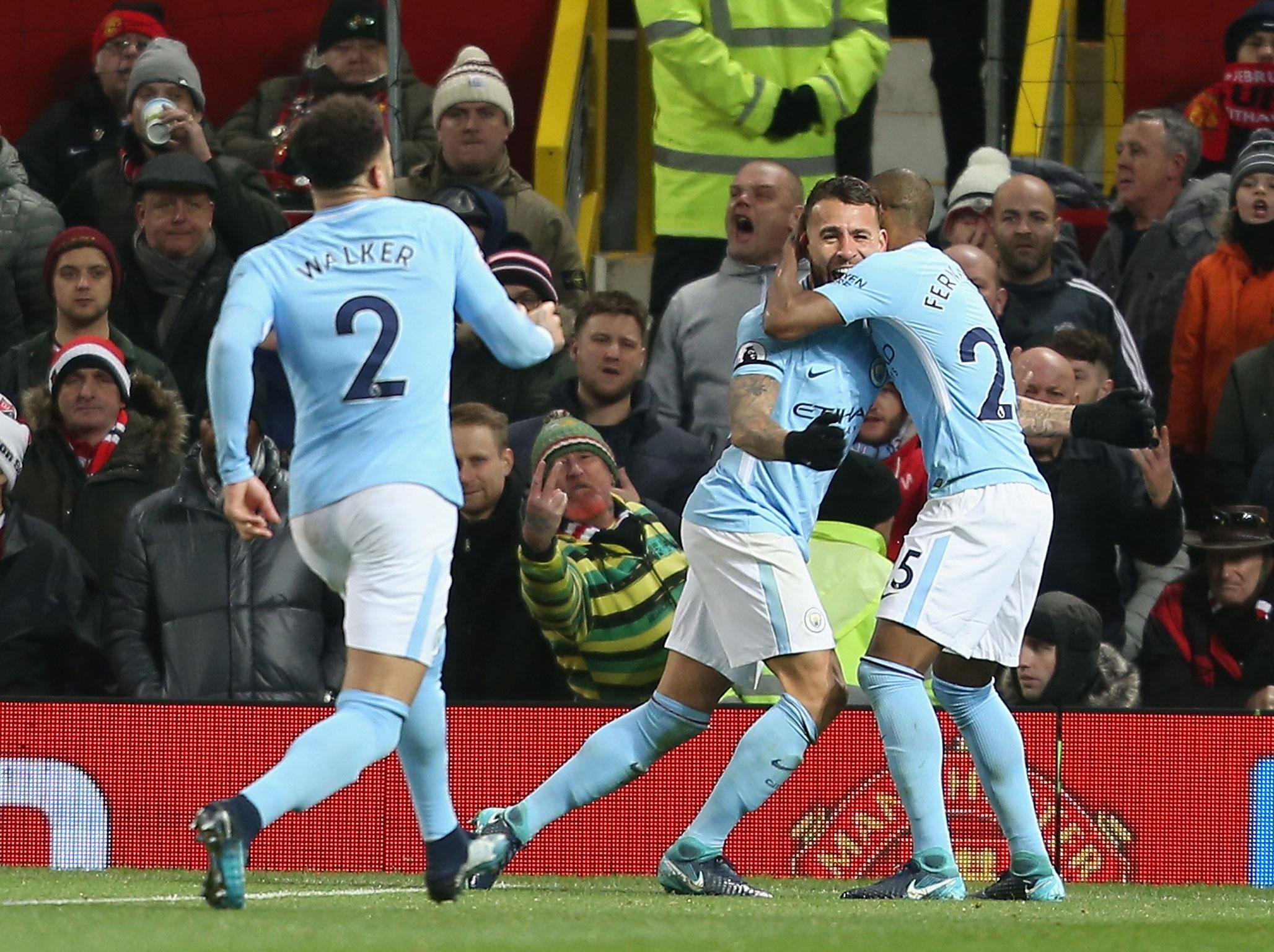 
Otamendi scored a fifth goal in 15 games to underline his improvement this season 