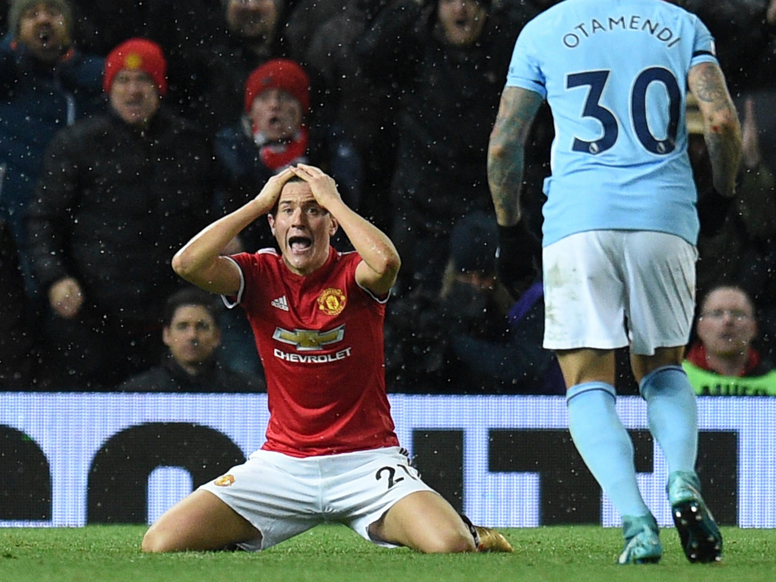 Herrera could not believe he wasn't awarded a penalty