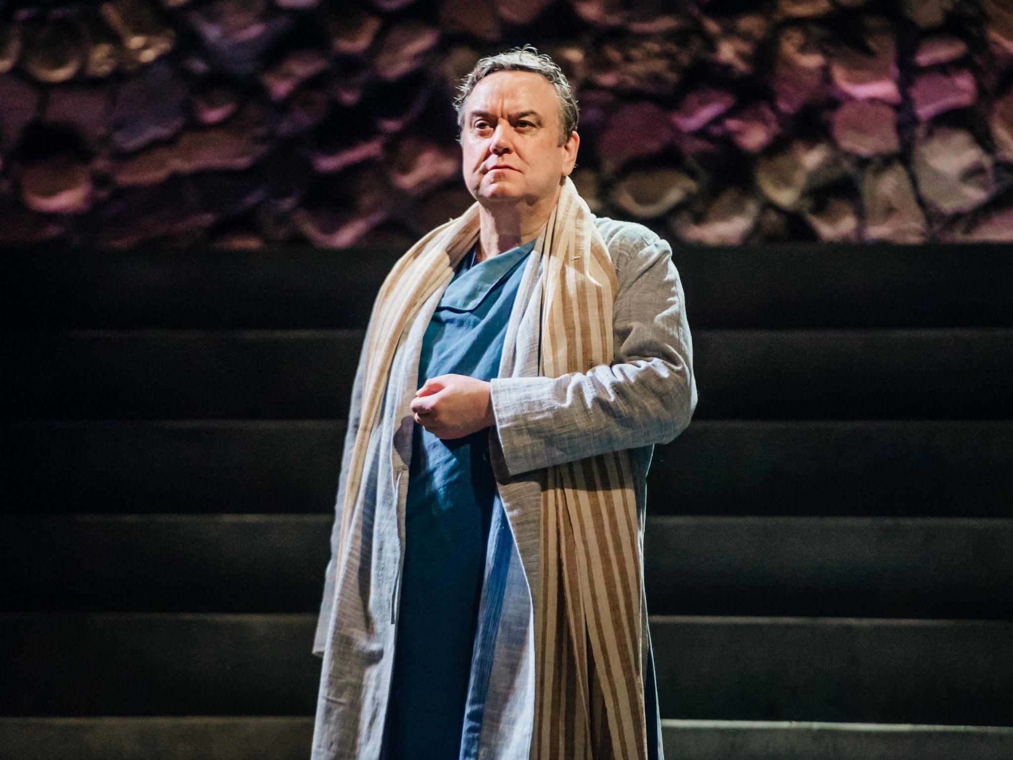 Richard McCabe as Cicero in 'Imperium Part I: Conspirator', which is directed by Gregory Doran at the Swan Theatre