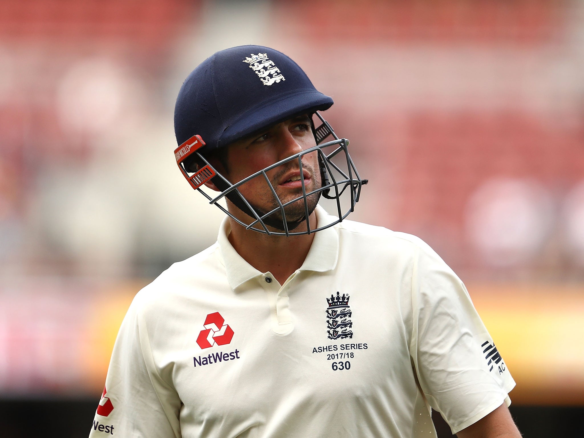 Cook has scored just 62 runs in four innings