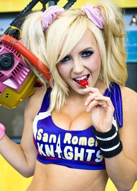 Cutting edge: Jessica Nigri as Lollipop Chainsaw (Shuichi Aizawa)