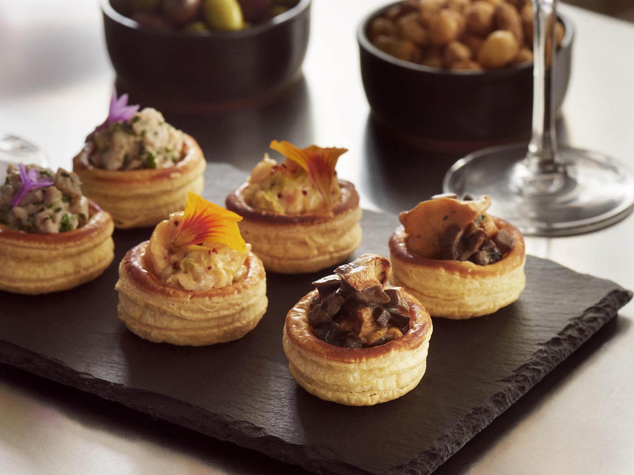 Vol-au-vents from Wellbourne restaurant in Clifton, Bristol (Joe Woodhouse)