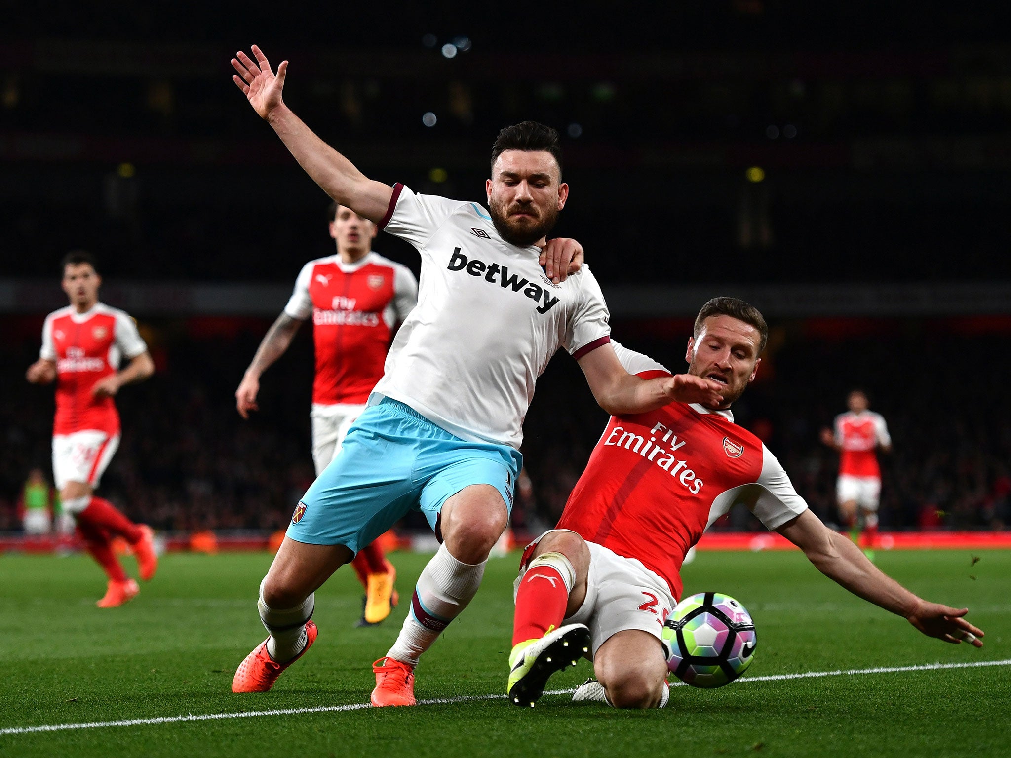 Arsenal won 3-0 in their last meeting with West Ham