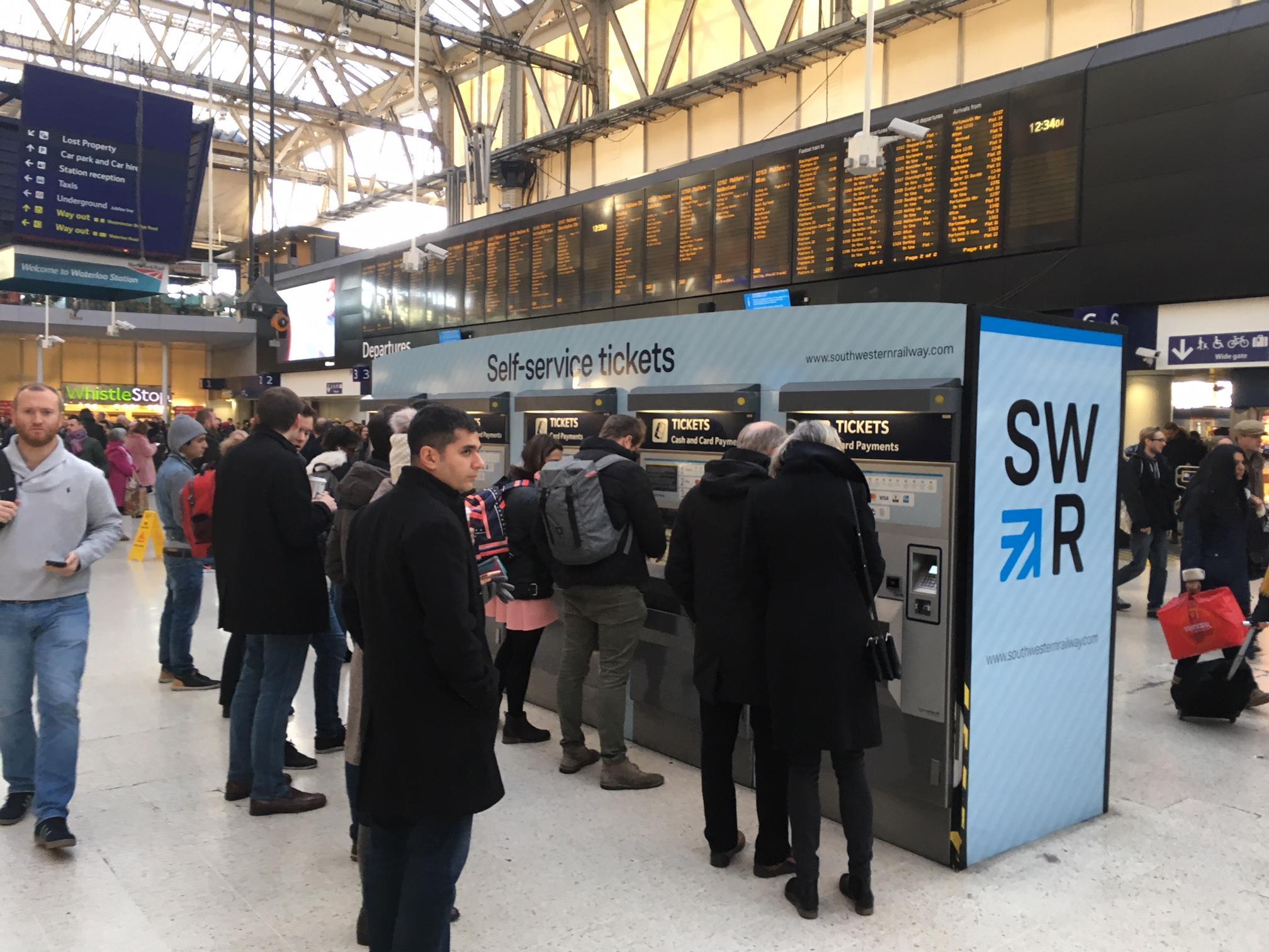 Ticket to ride? New Year's Eve rail services to and from London Waterloo are under threat