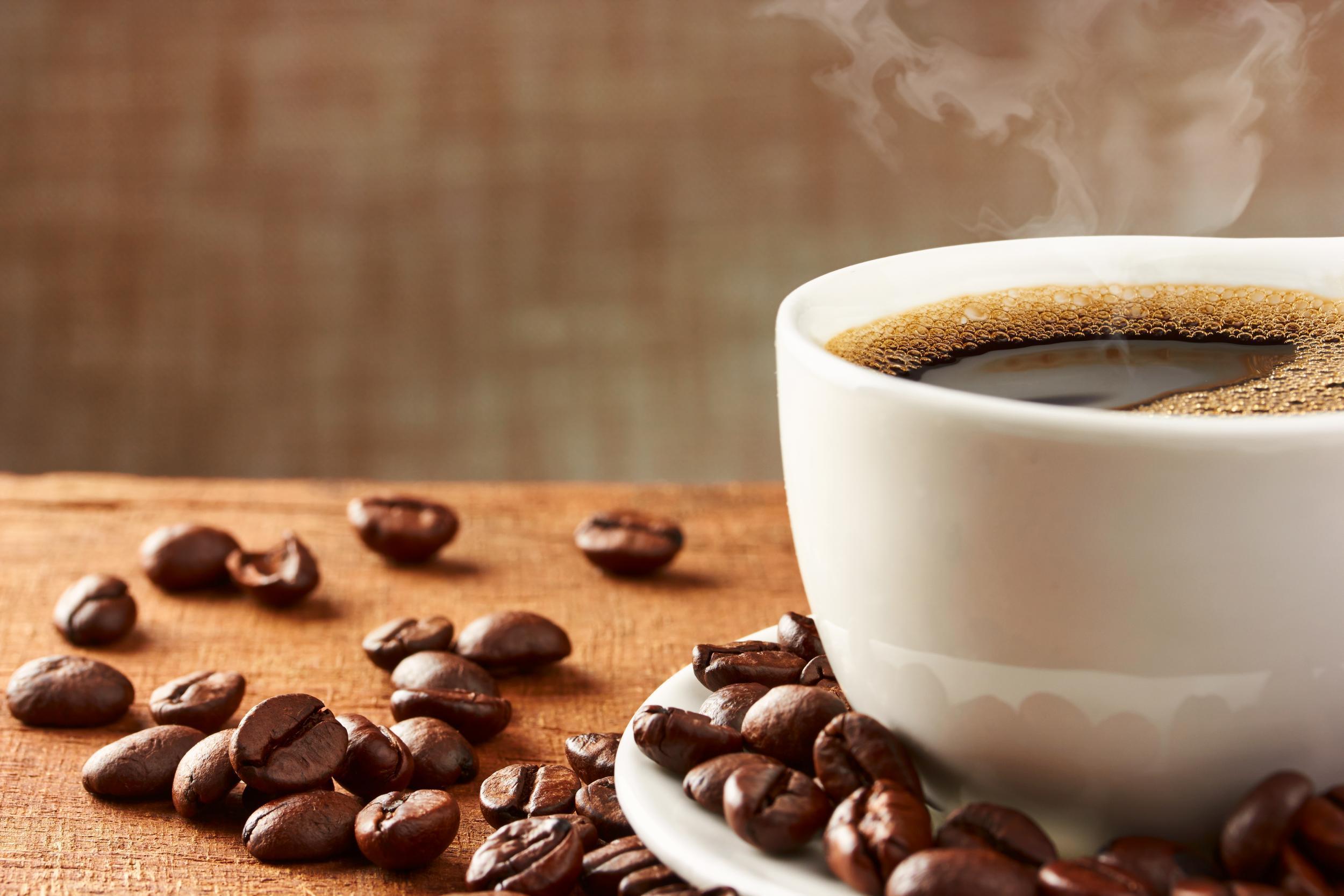 Drinking large amounts of coffee has been linked to increase stress levels Shutterstock