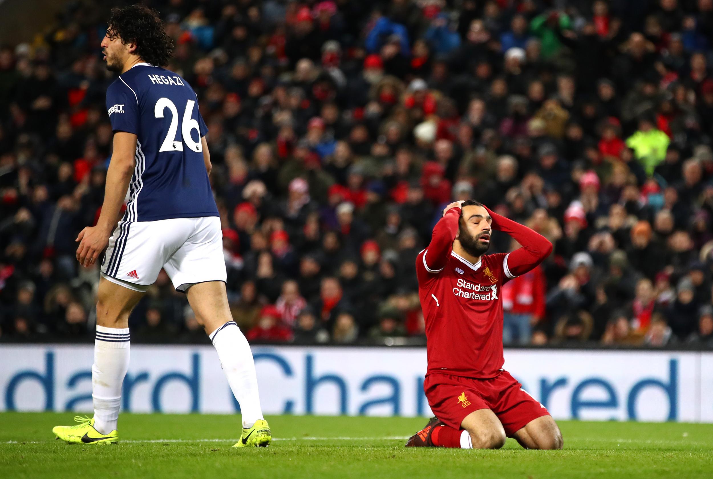 Salah and Liverpool were left frustrated on the night