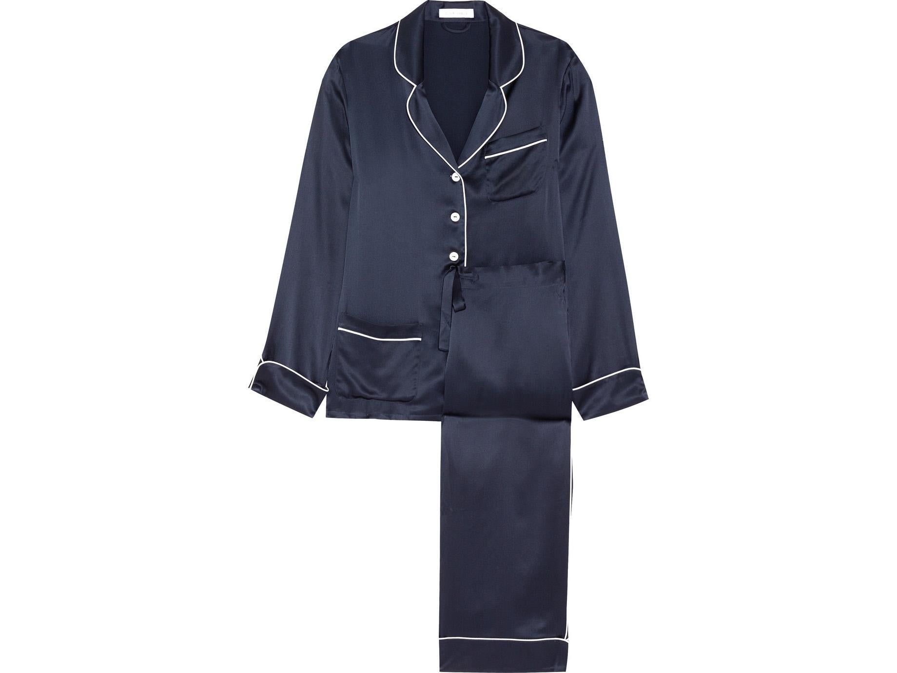 Olivia Von Halle, Coco Silk Satin Pyjama Set, £380, Net-a-Porter