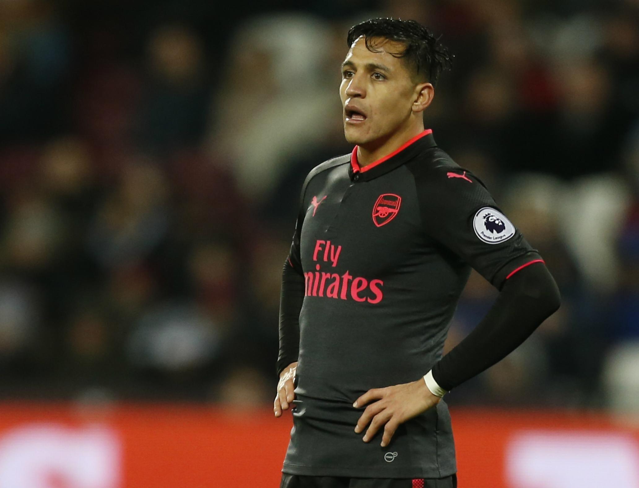 &#13;
Alexis Sanchez's time at Arsenal looks to be drawing to an end &#13;