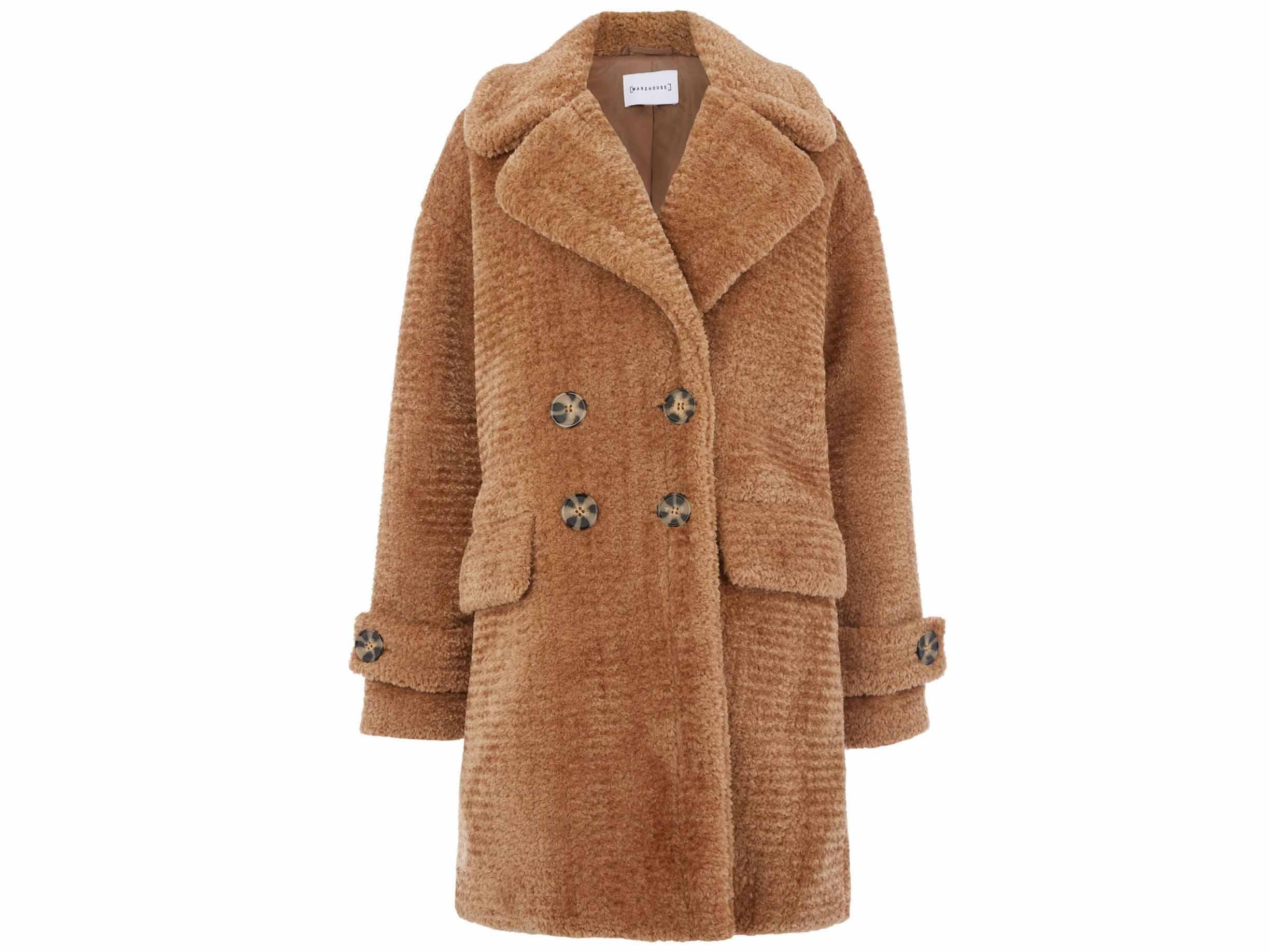 Oversized Teddy Coat, £89, Warehouse