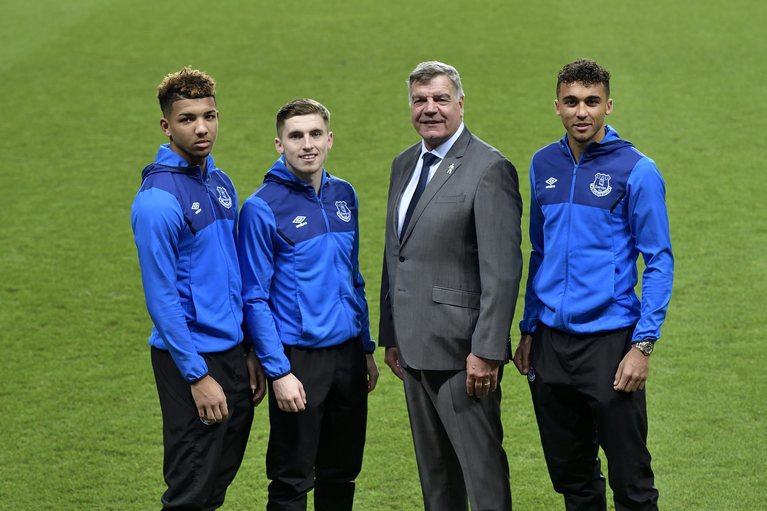 Sam Allardyce has hailed the youthful trio