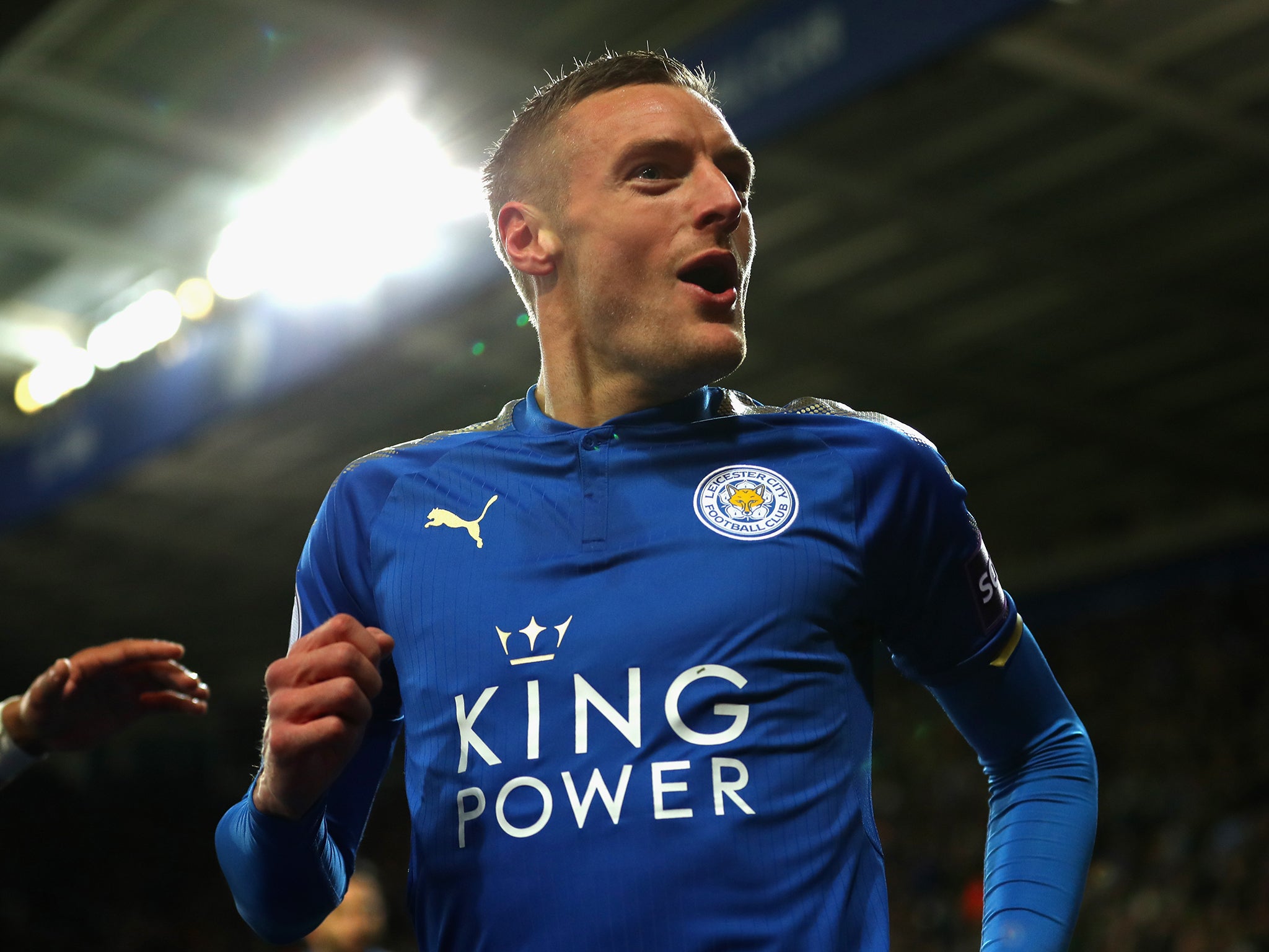 Jamie Vardy remains focused on Leicester